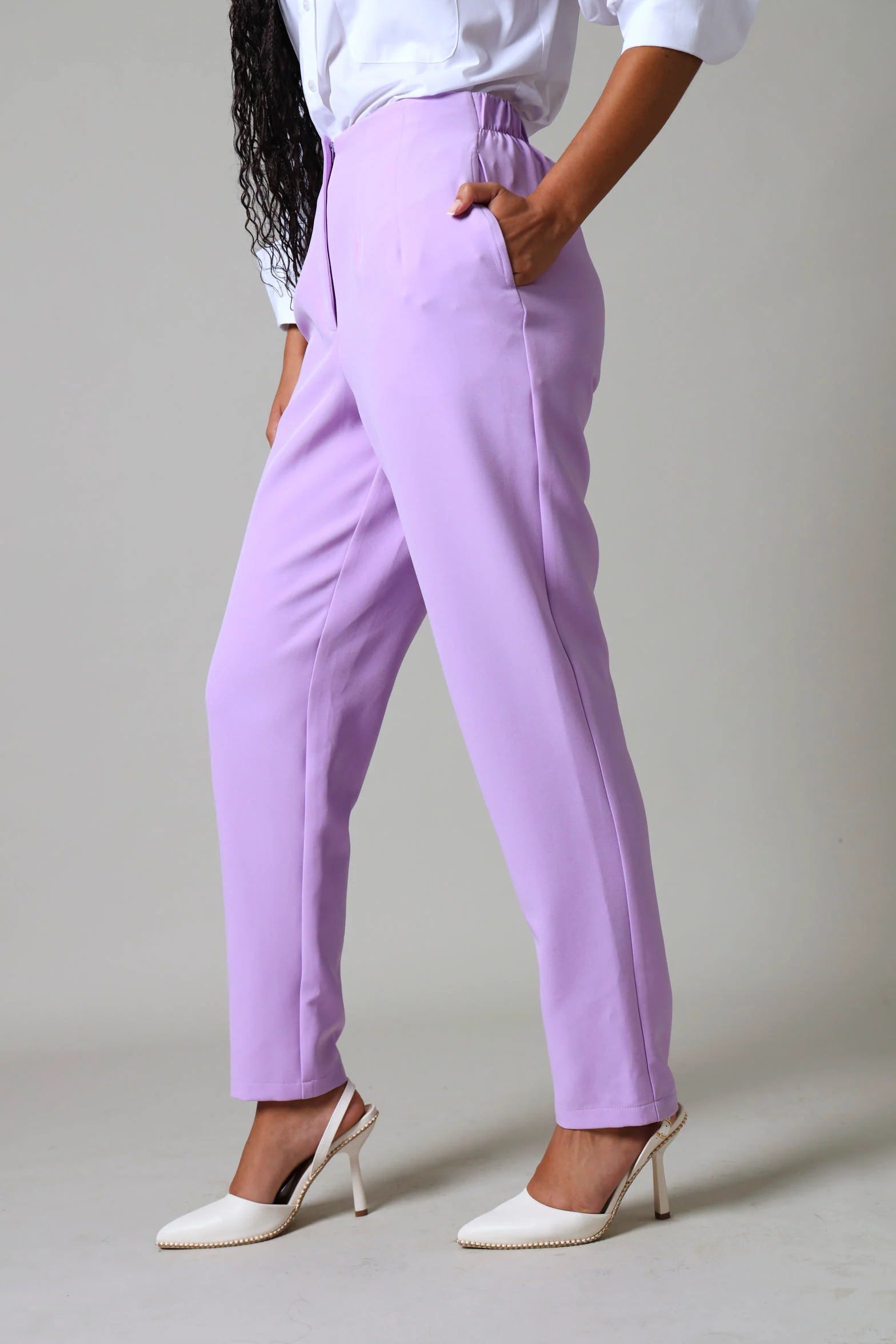 Slimleg Pants - Lilac - Image 2