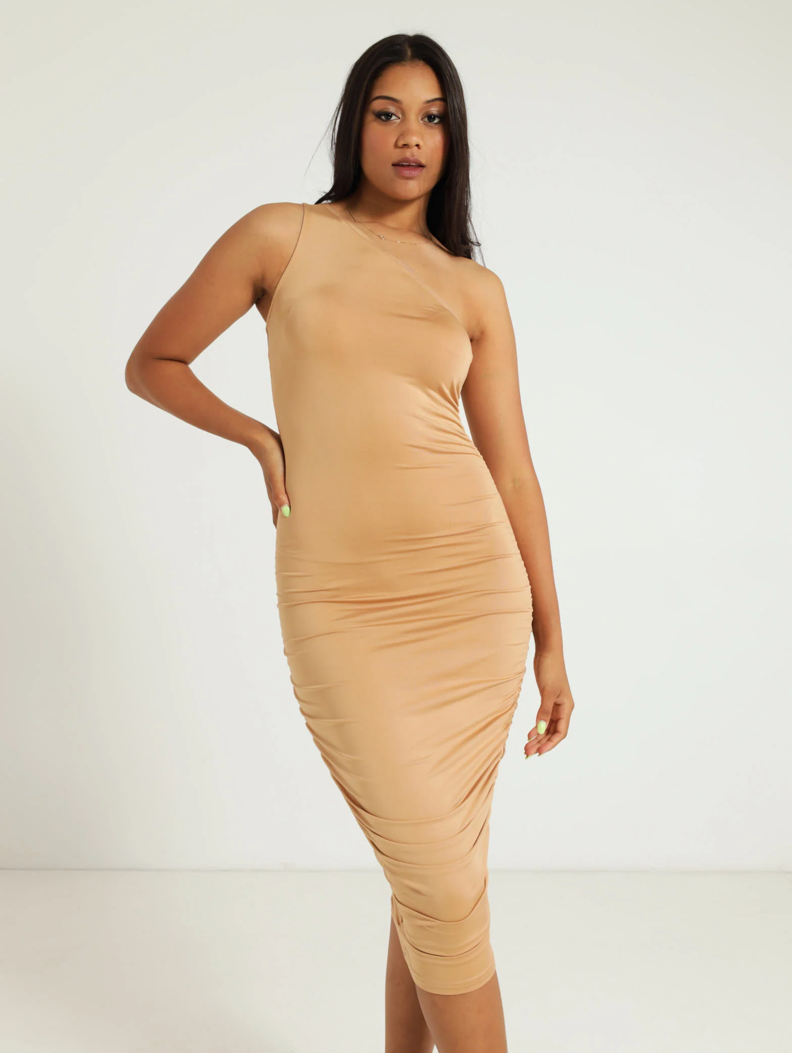 Slinky Shoulder Dress