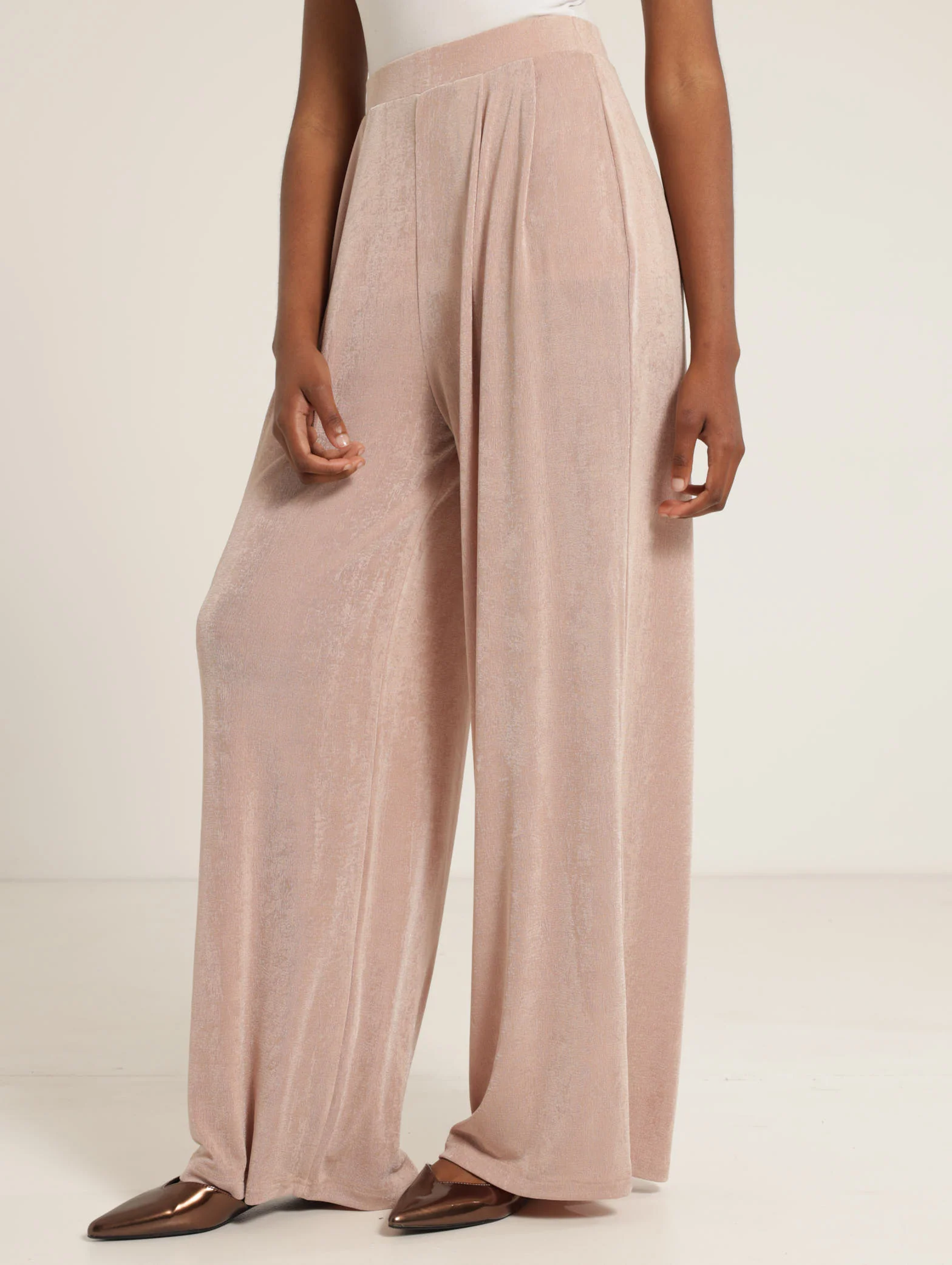 Slinky Wideleg Pants - Image 2