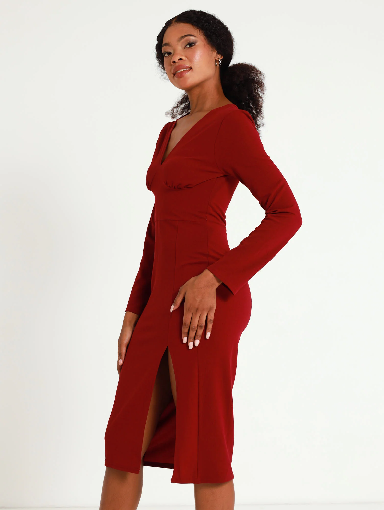 Slit Front Dress - Image 2