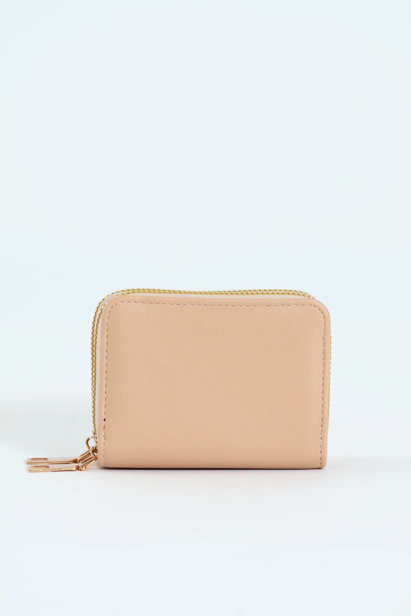 Slogan Double Wallet - Nude - Image 5