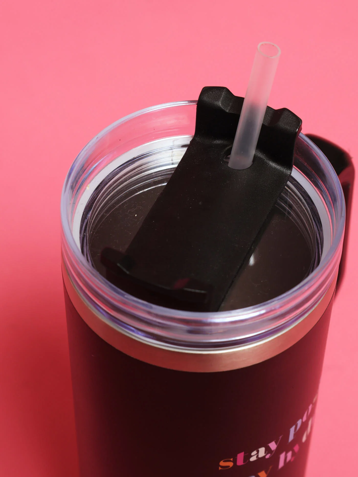 Slogan Large Cup - Black - Image 4