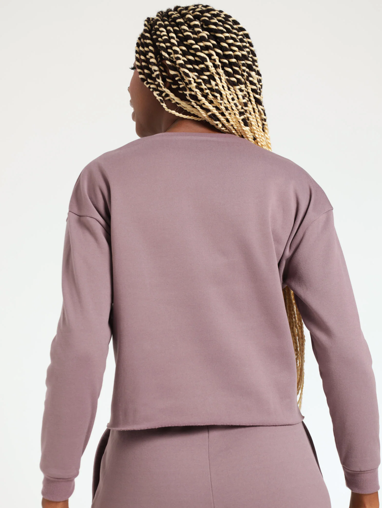 Slogan Pullover - Grape - Image 3