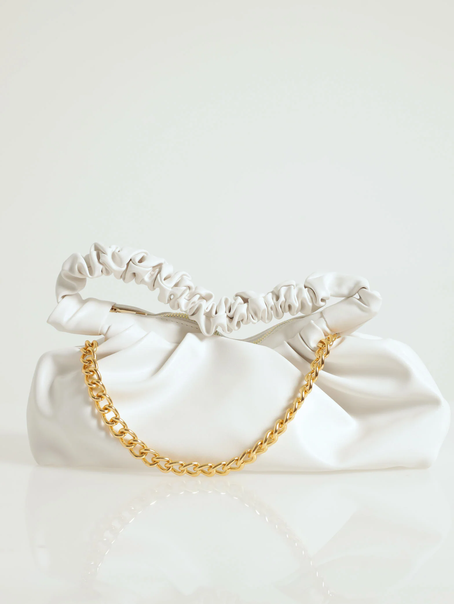 Soft Rouched Shoulder Bag