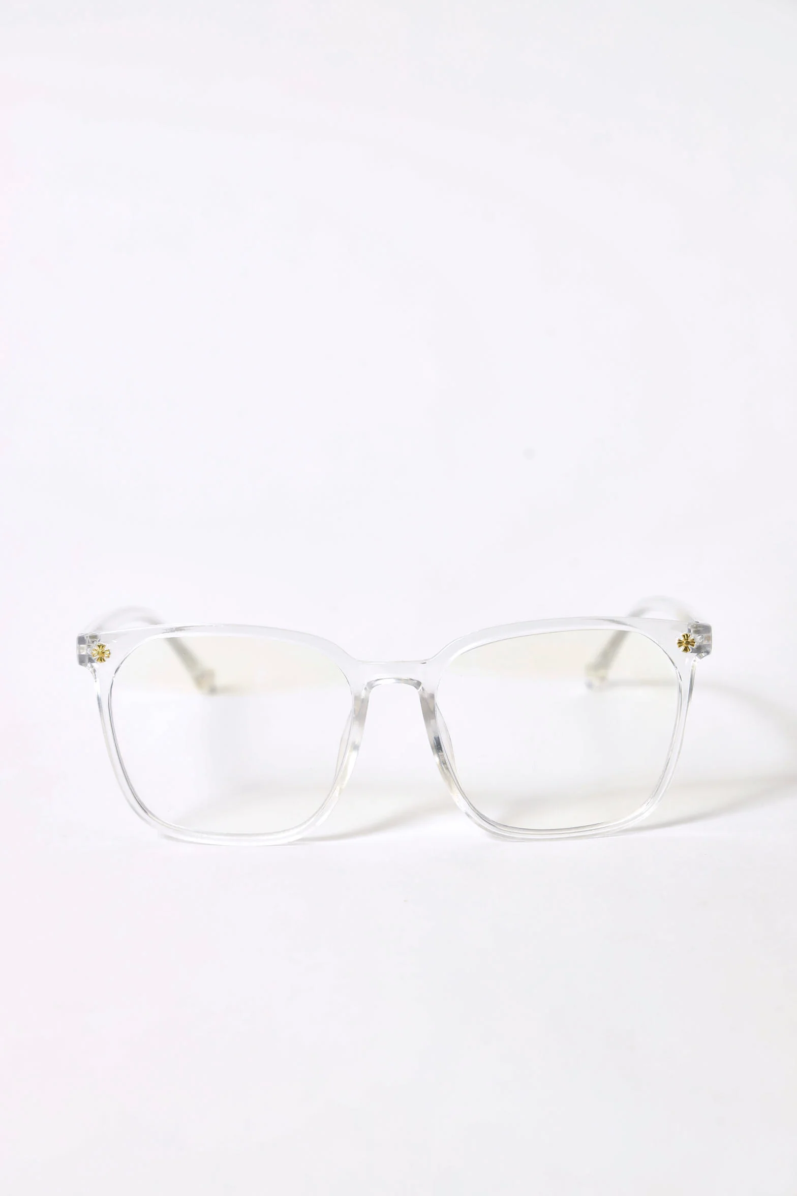 Soft Square Blue Block Lens Glasses - Clear - Image 4