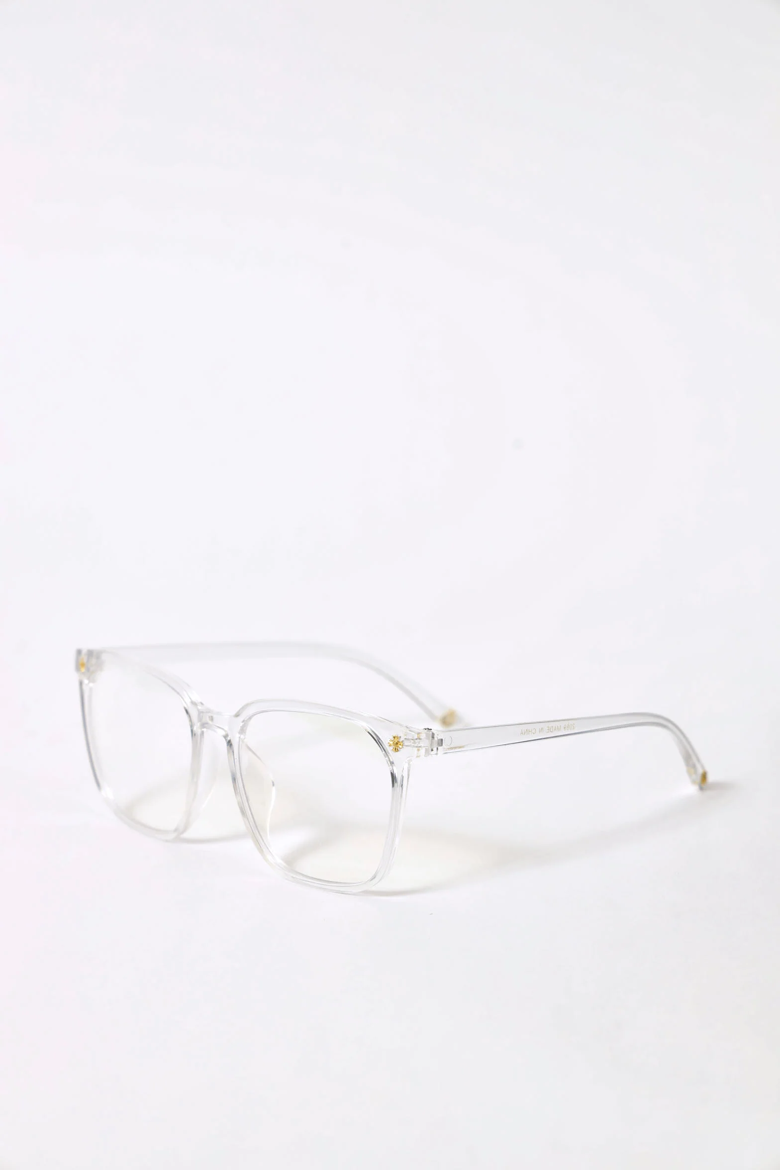 Soft Square Blue Block Lens Glasses - Clear - Image 5