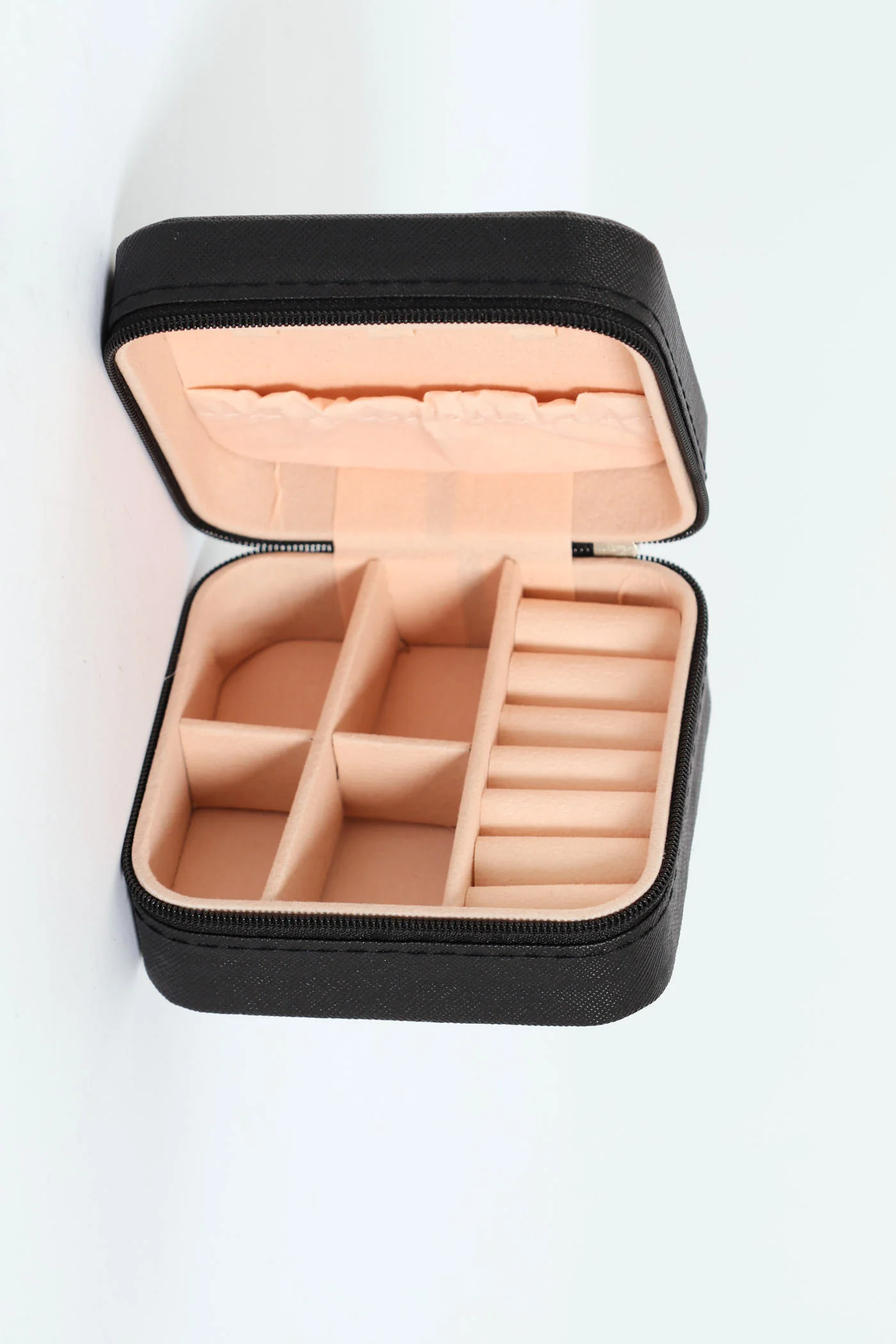 Soft Square Jewellery Box - Black