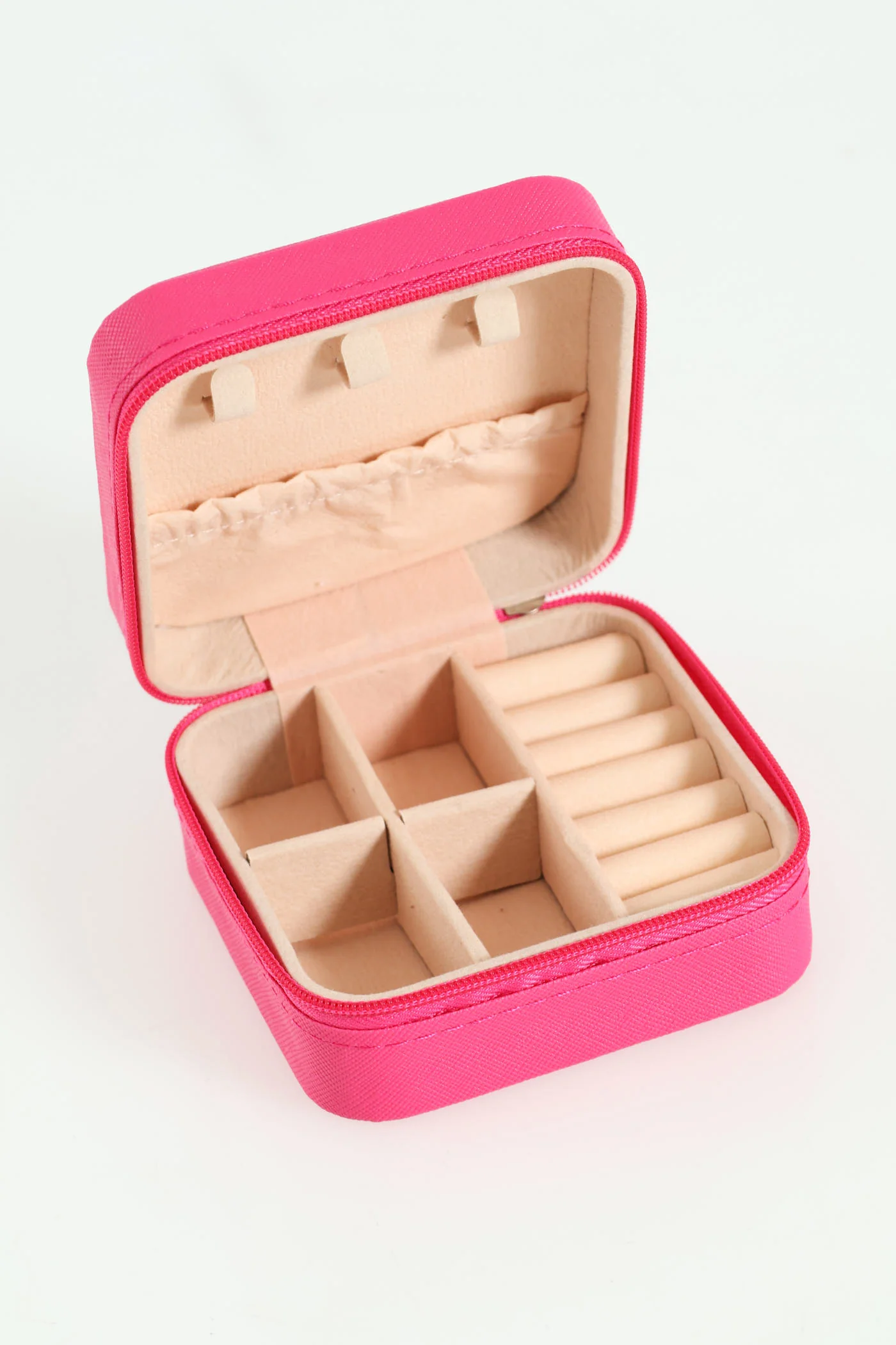 Soft Square Jewellery Box - Pink