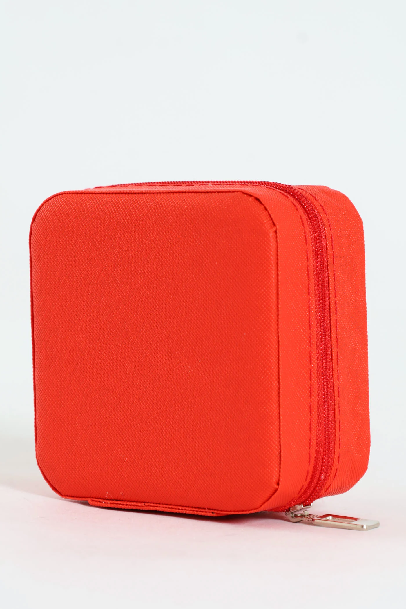 Soft Square Jewellery Box - Red - Image 2