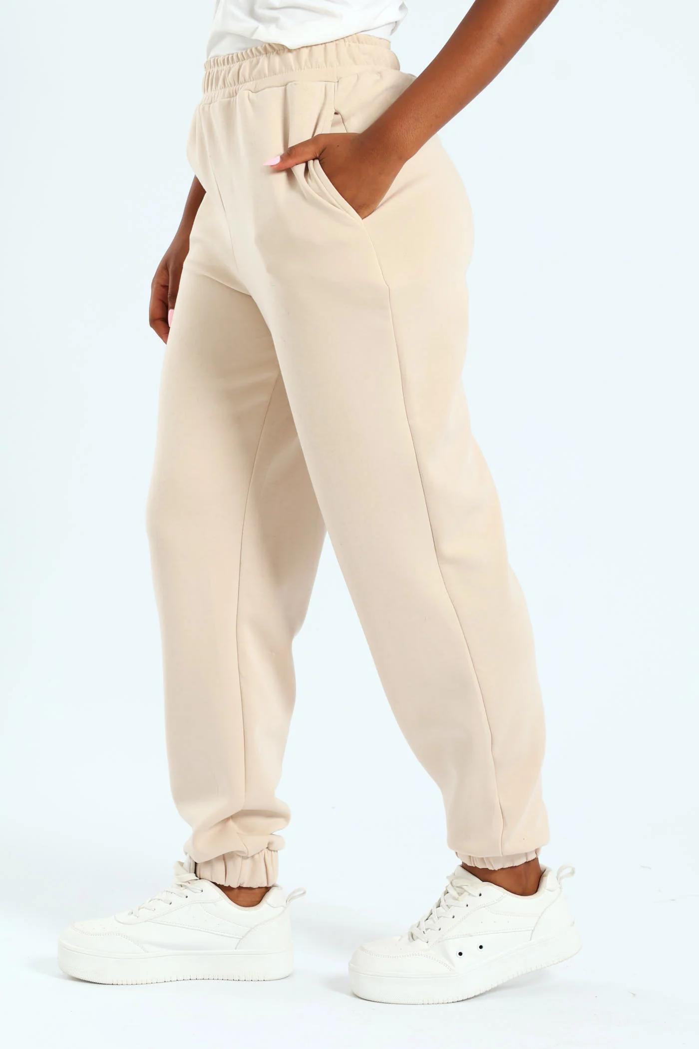 Soft Touch Jogger - Stone