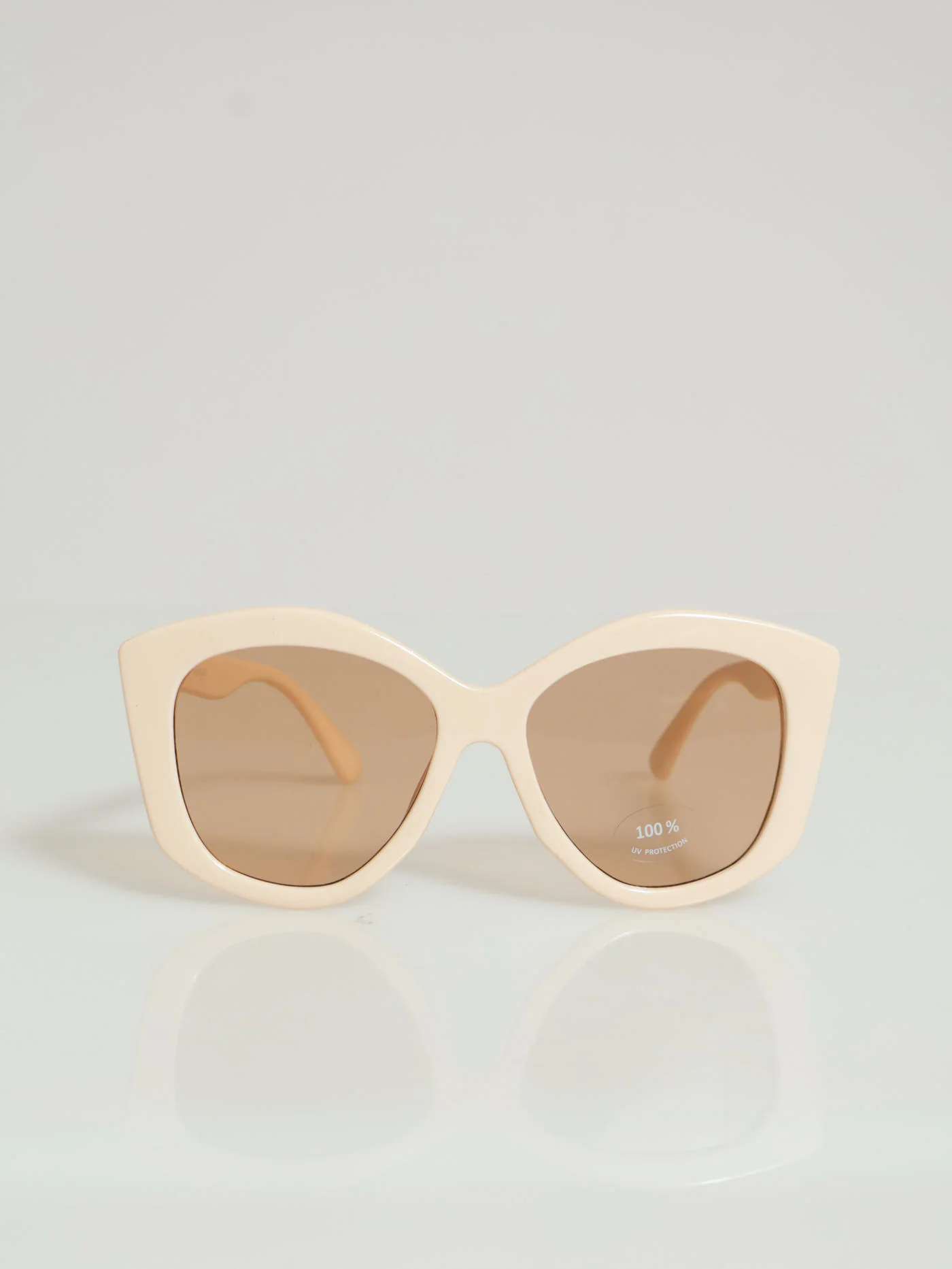 Softly Angled Geo Sunglasses - Blush