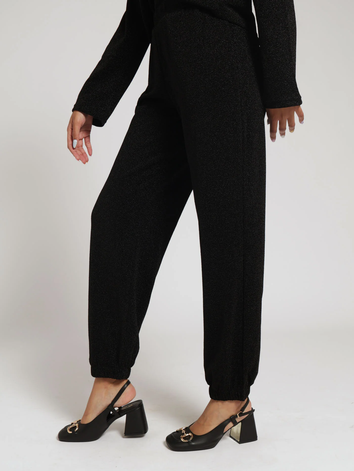 Sparkle Jogger - Black - Image 2