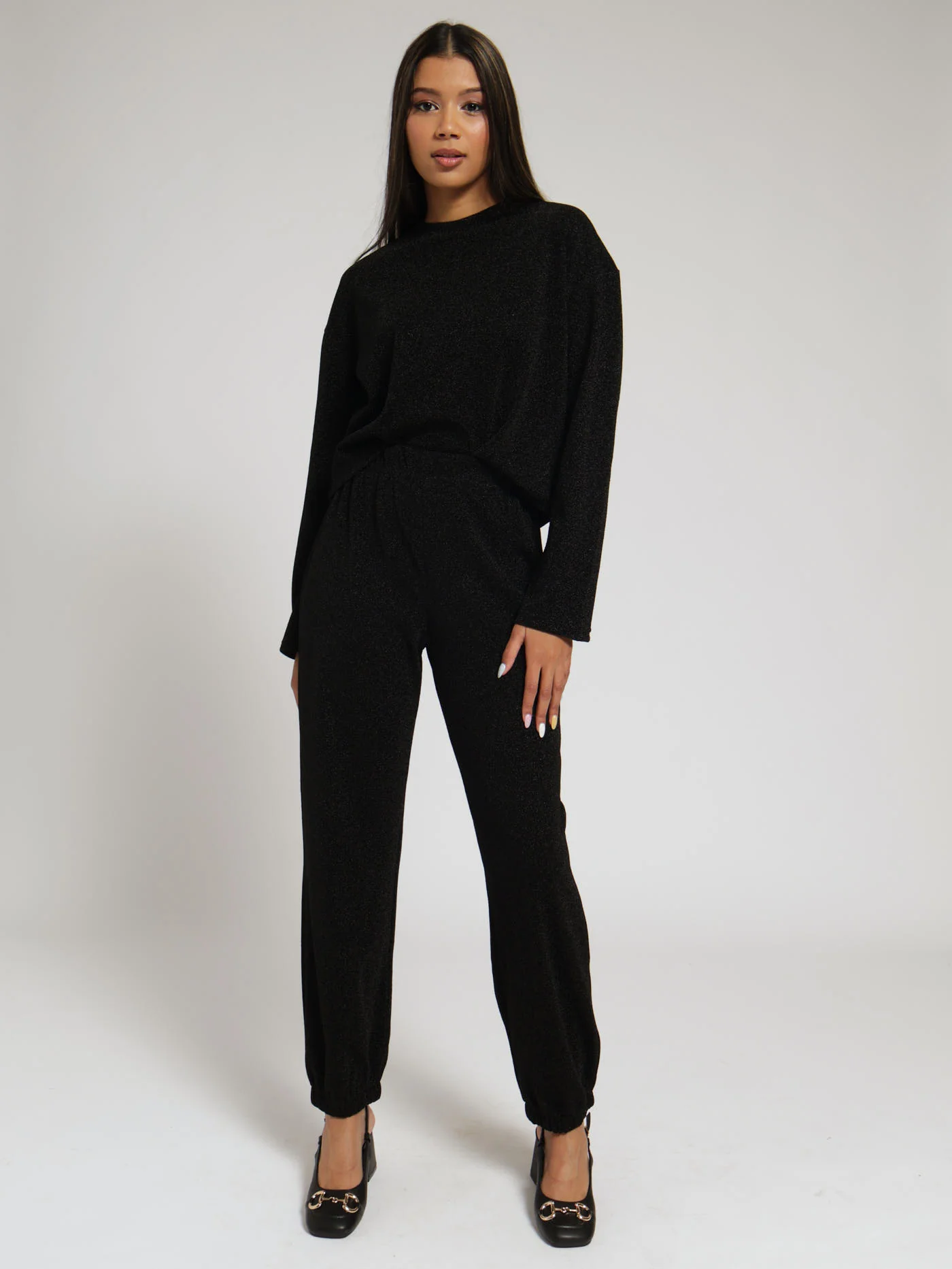 Sparkle Jogger - Black - Image 4