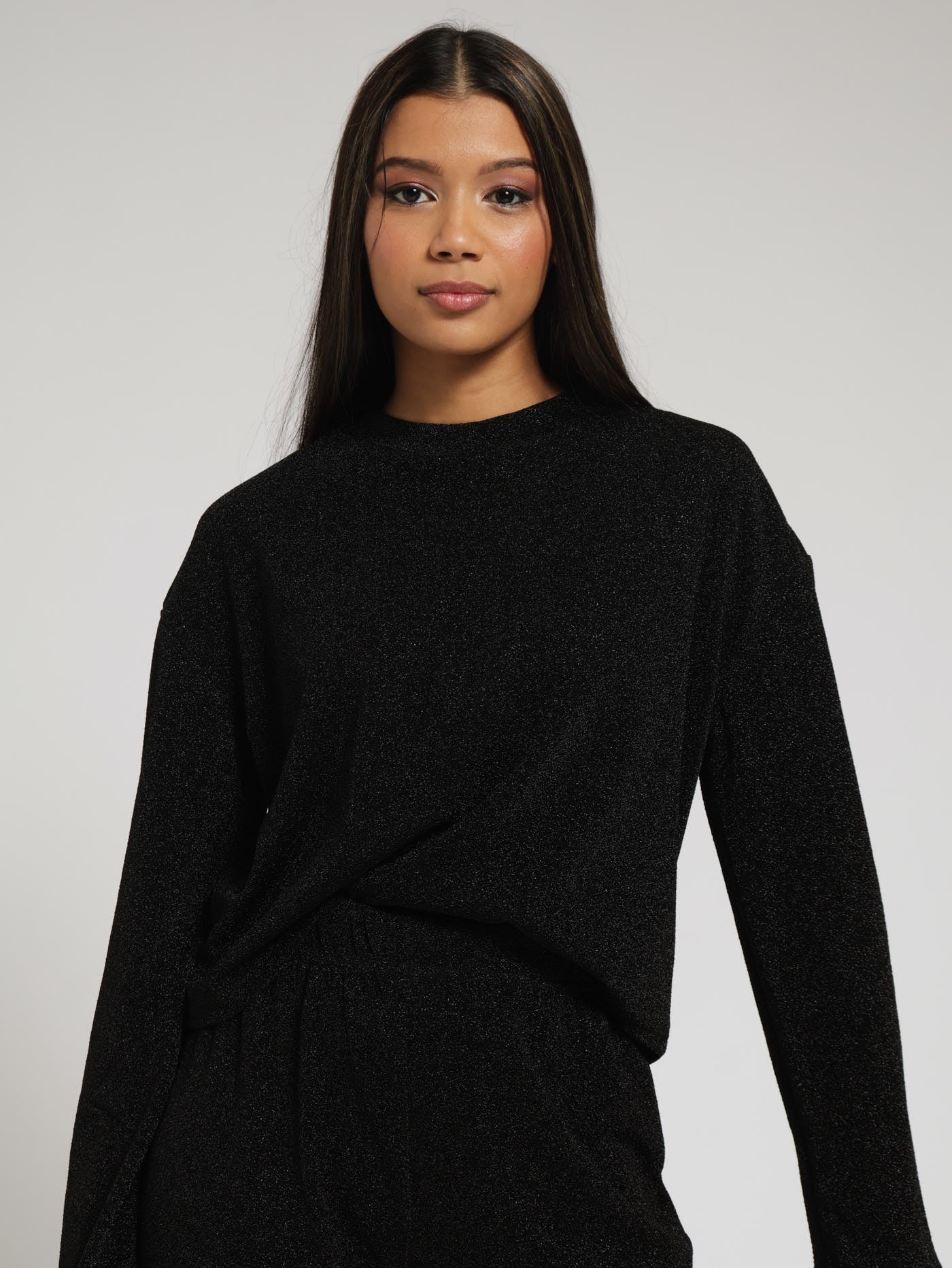 Sparkle Pullover - Black