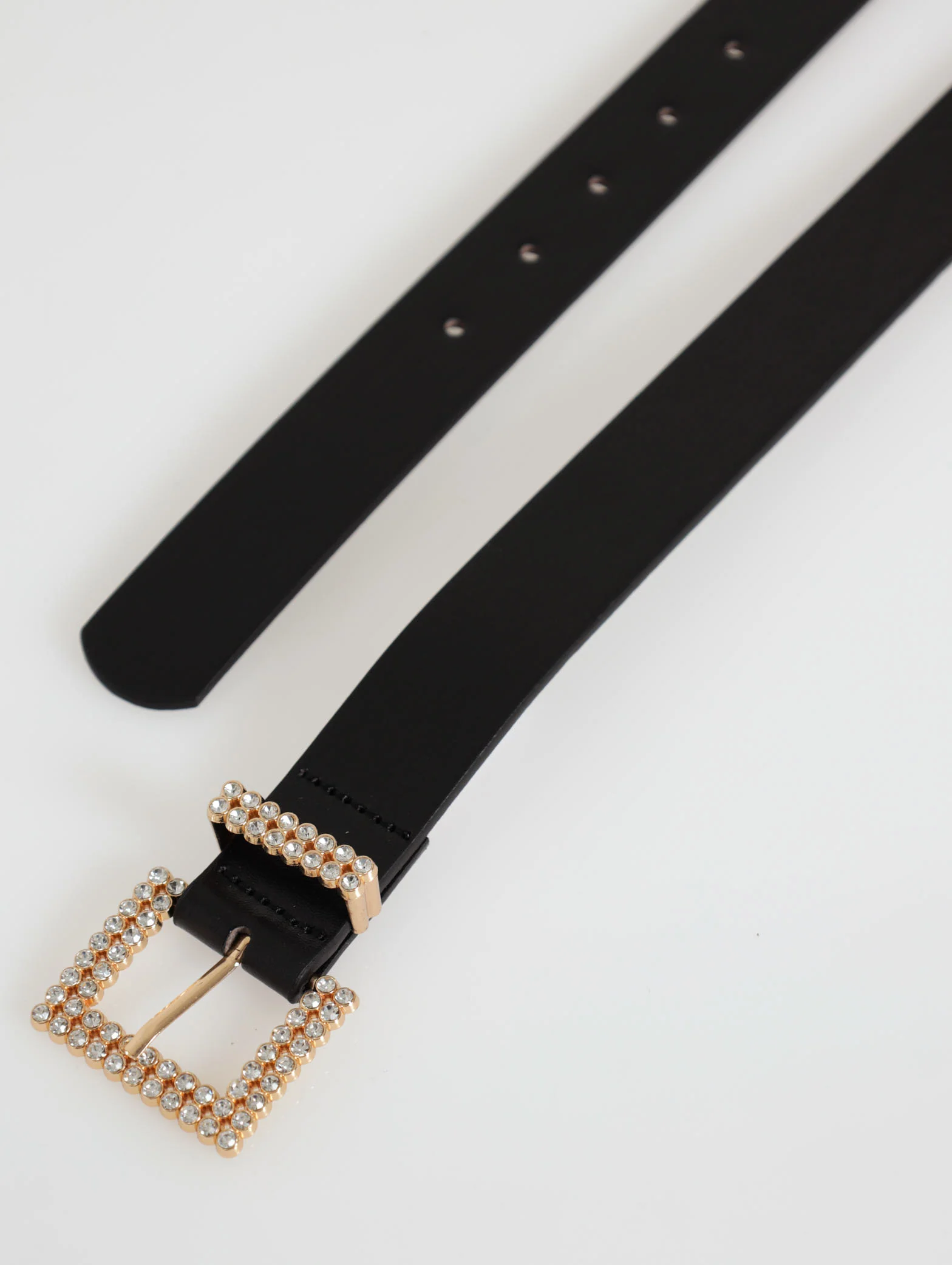 Square Jewel Buckle Belt