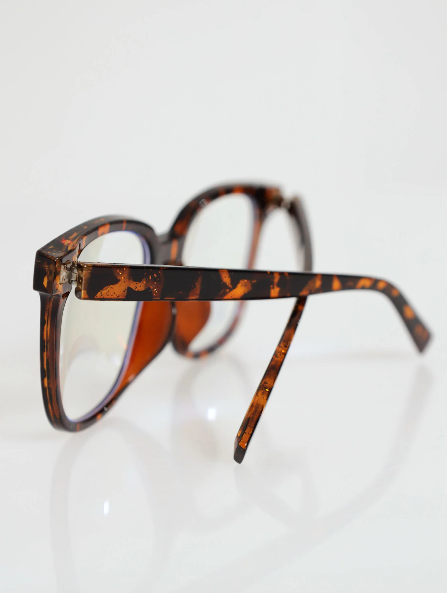 Square Tortoise Blue Block Lenses - Image 4