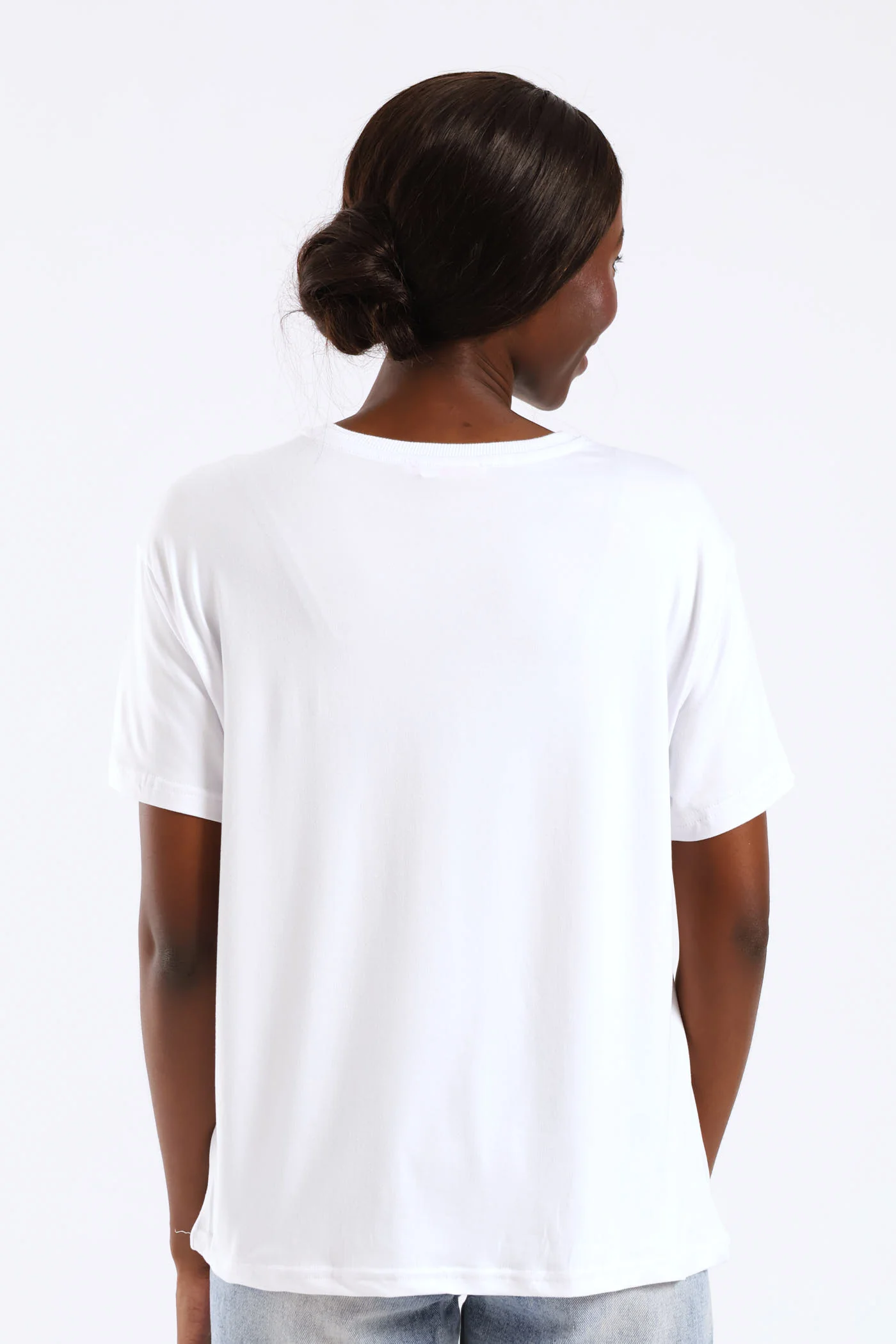 St Tropez Heart Screen Tee - White - Image 5