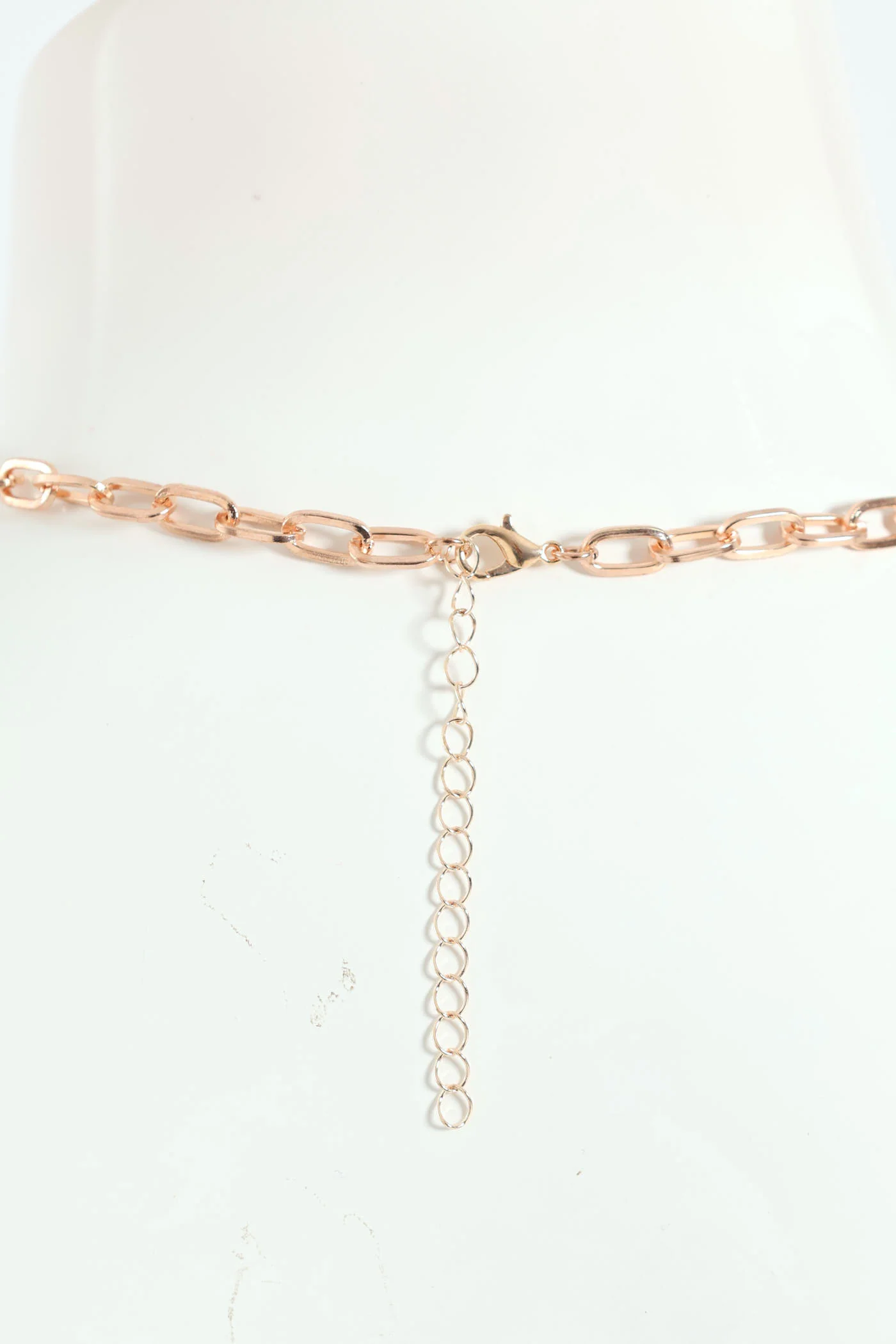 Statement Ray Epoxy Heart Necklace And Matching Earrings - Rose Gold - Image 5