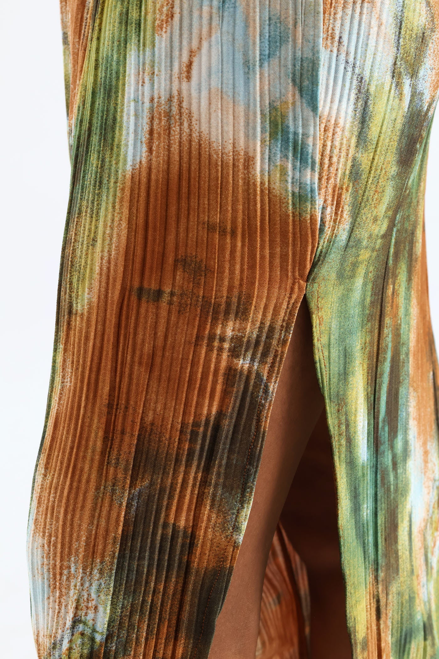 Strappy Bodre Maxi Dress - Multi - Image 6