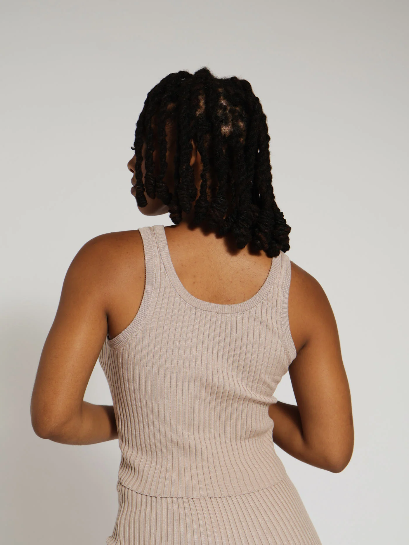 Strappy Cami Top - Stone - Image 3