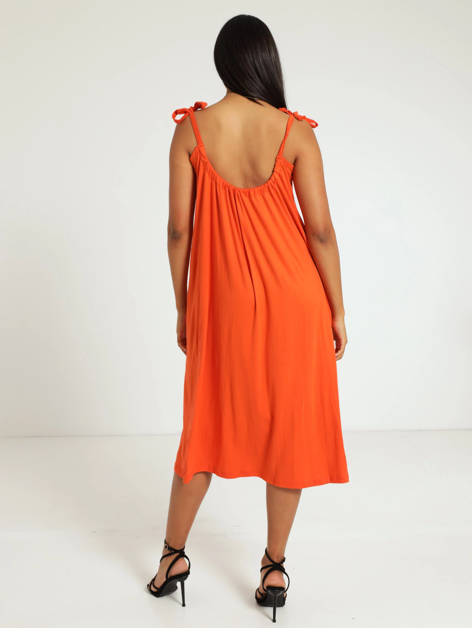 Strappy Knit Midi Dress - Image 3