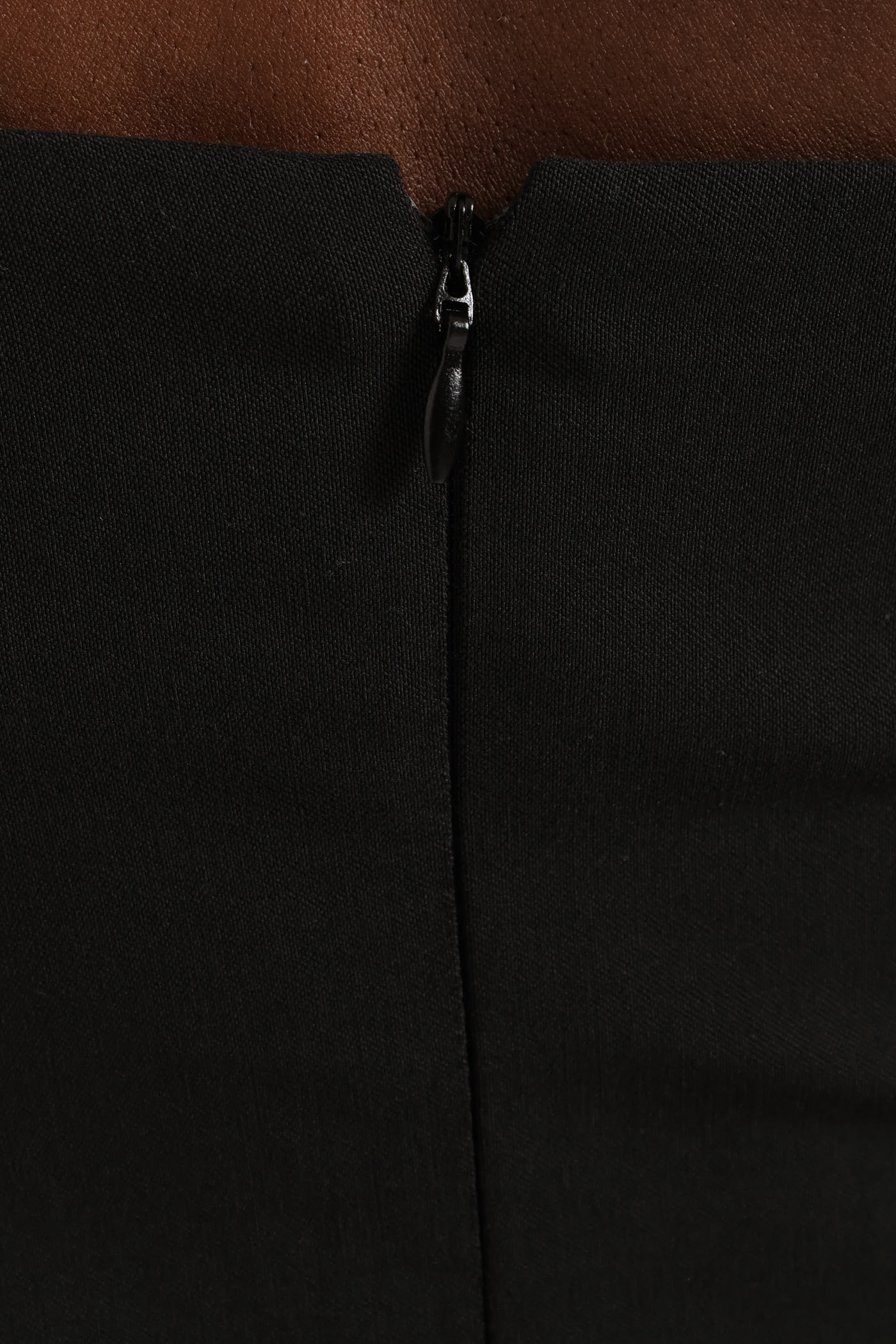 Strappy Panelled Bodycon Dress - Black - Image 5
