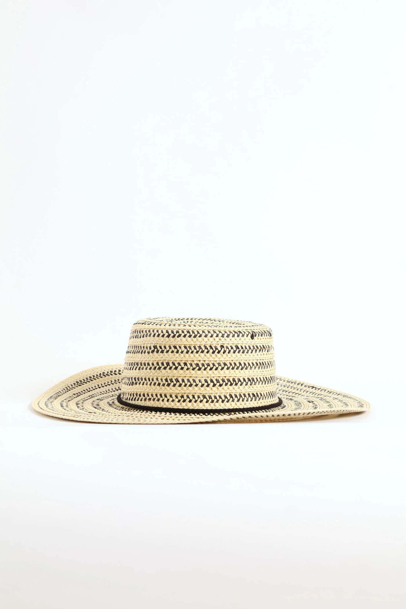 Straw Boater Hat - Natural - Image 4