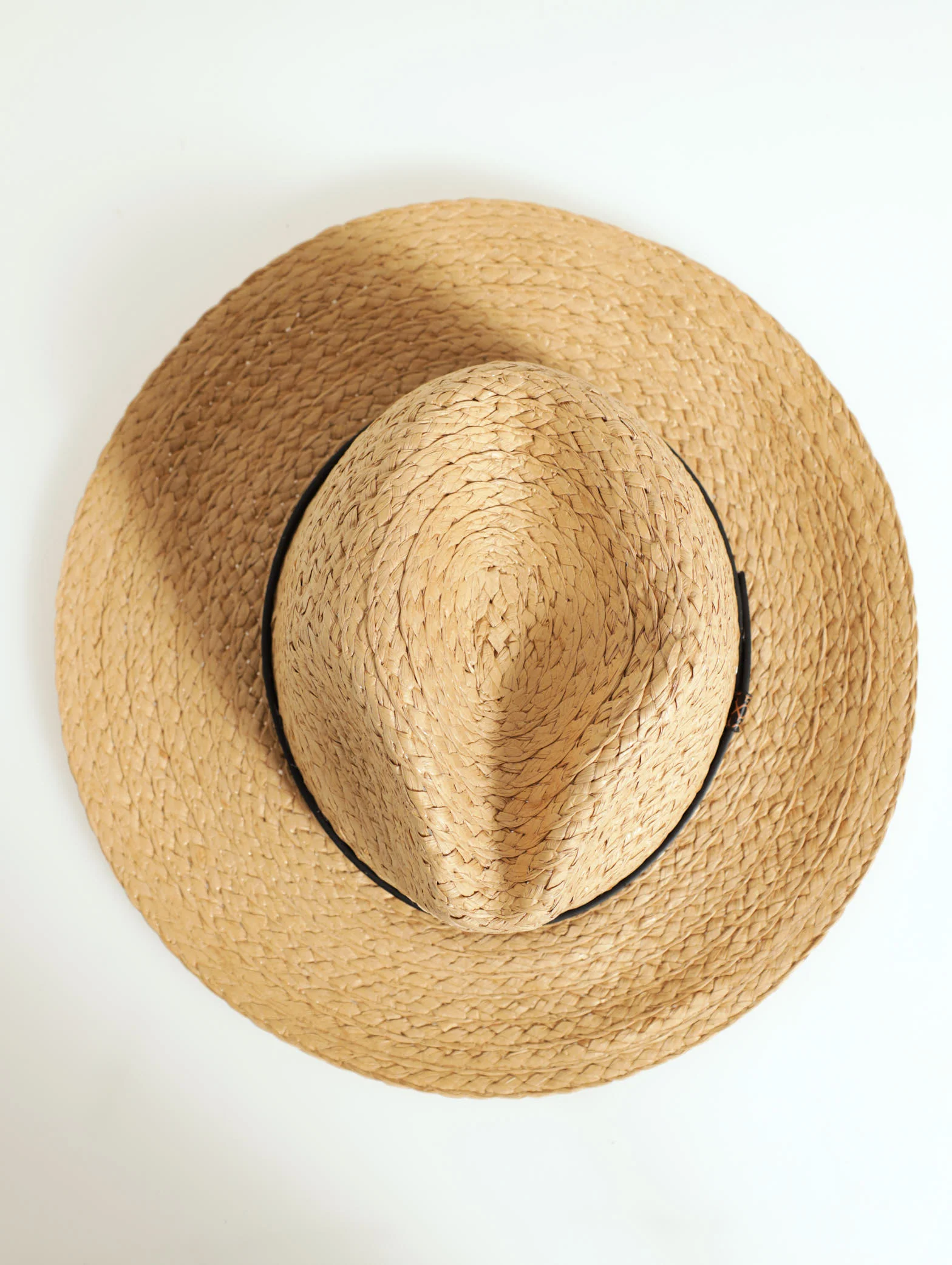 Straw Fedora With Monogram Band - Image 3