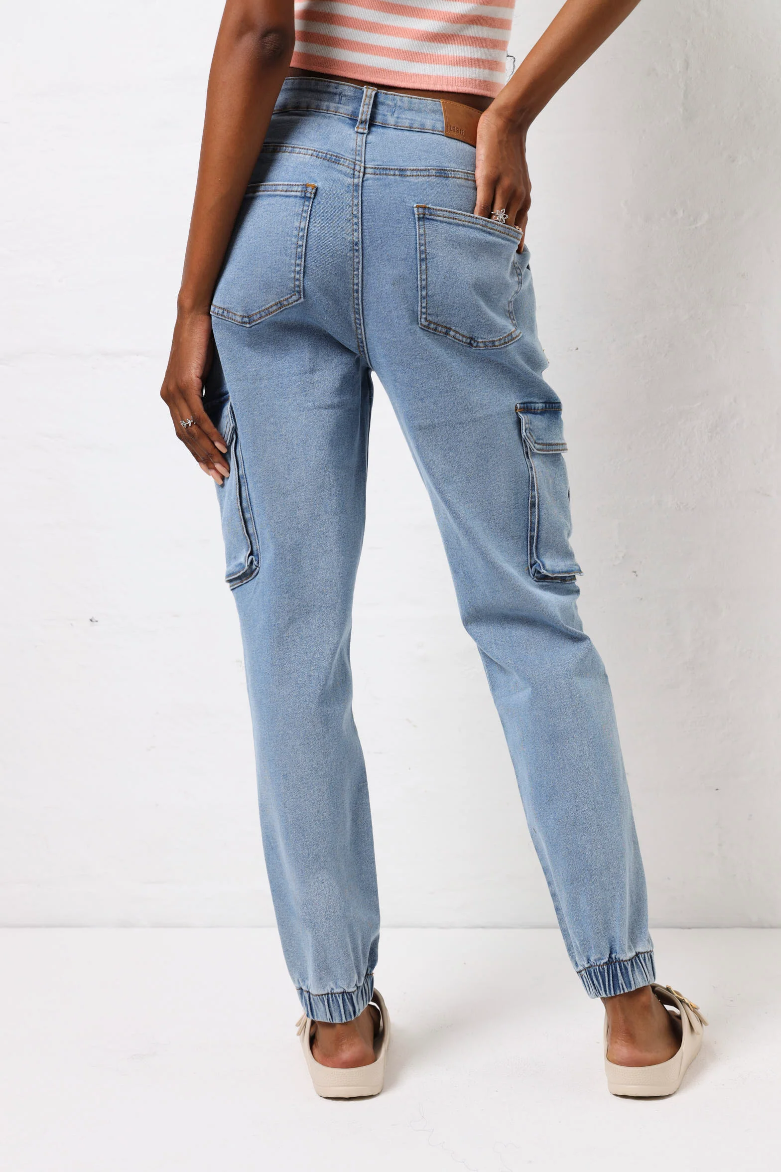 Stretch Cargo Jogger - Stonewash - Image 4