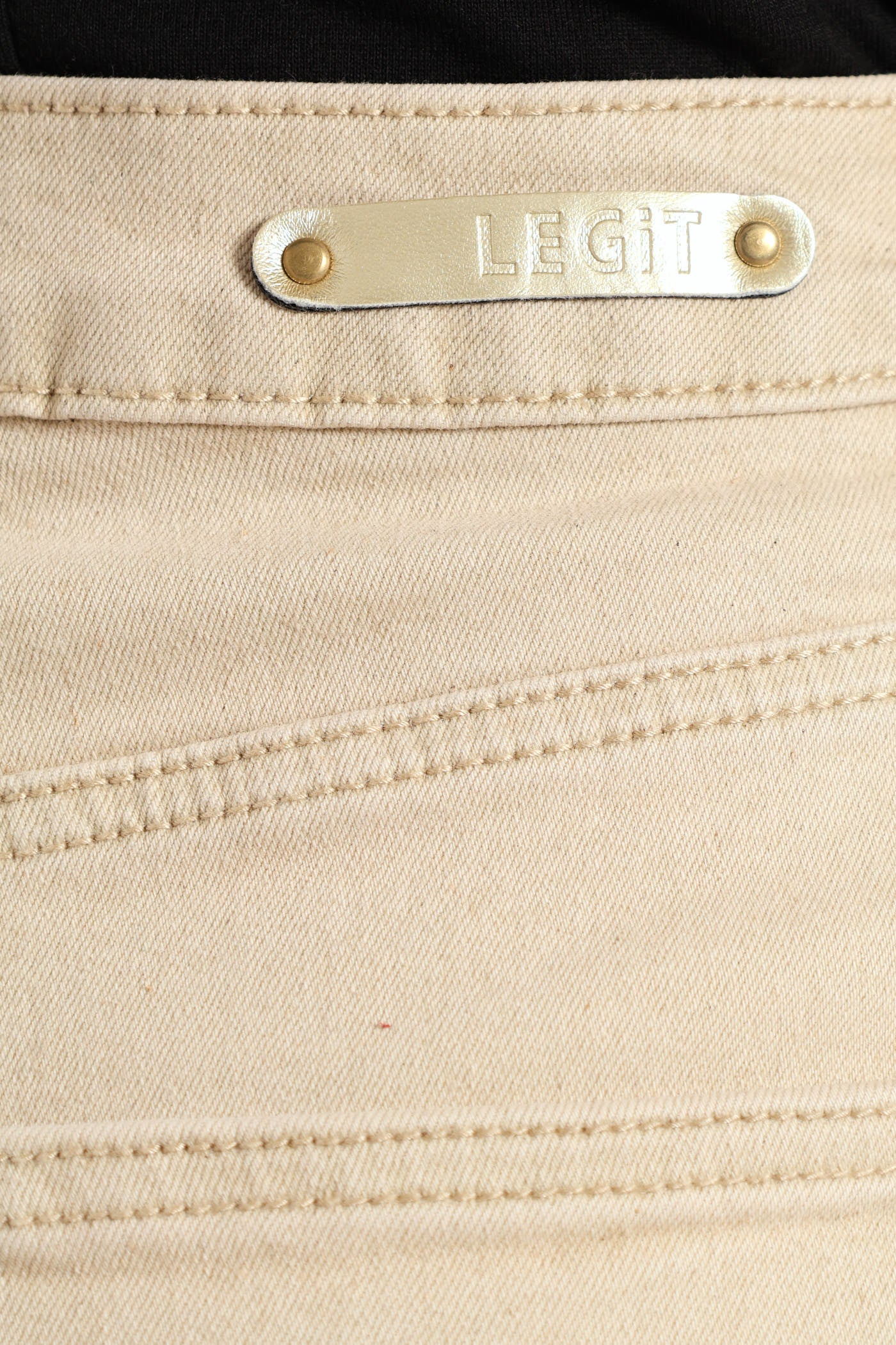 Stretch Twill Mom Jean - Stone - Image 5