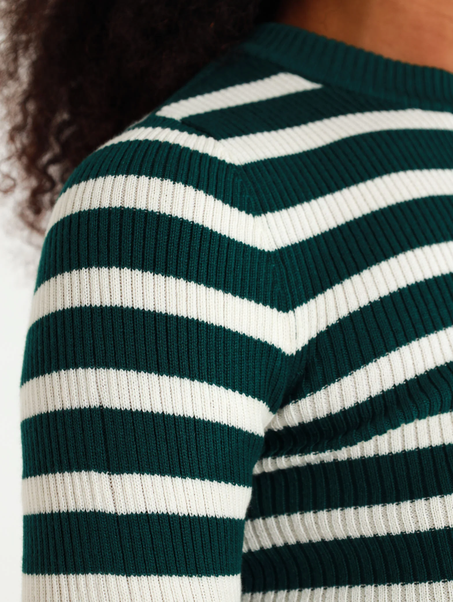 Stripe Crop Pullover - Image 4