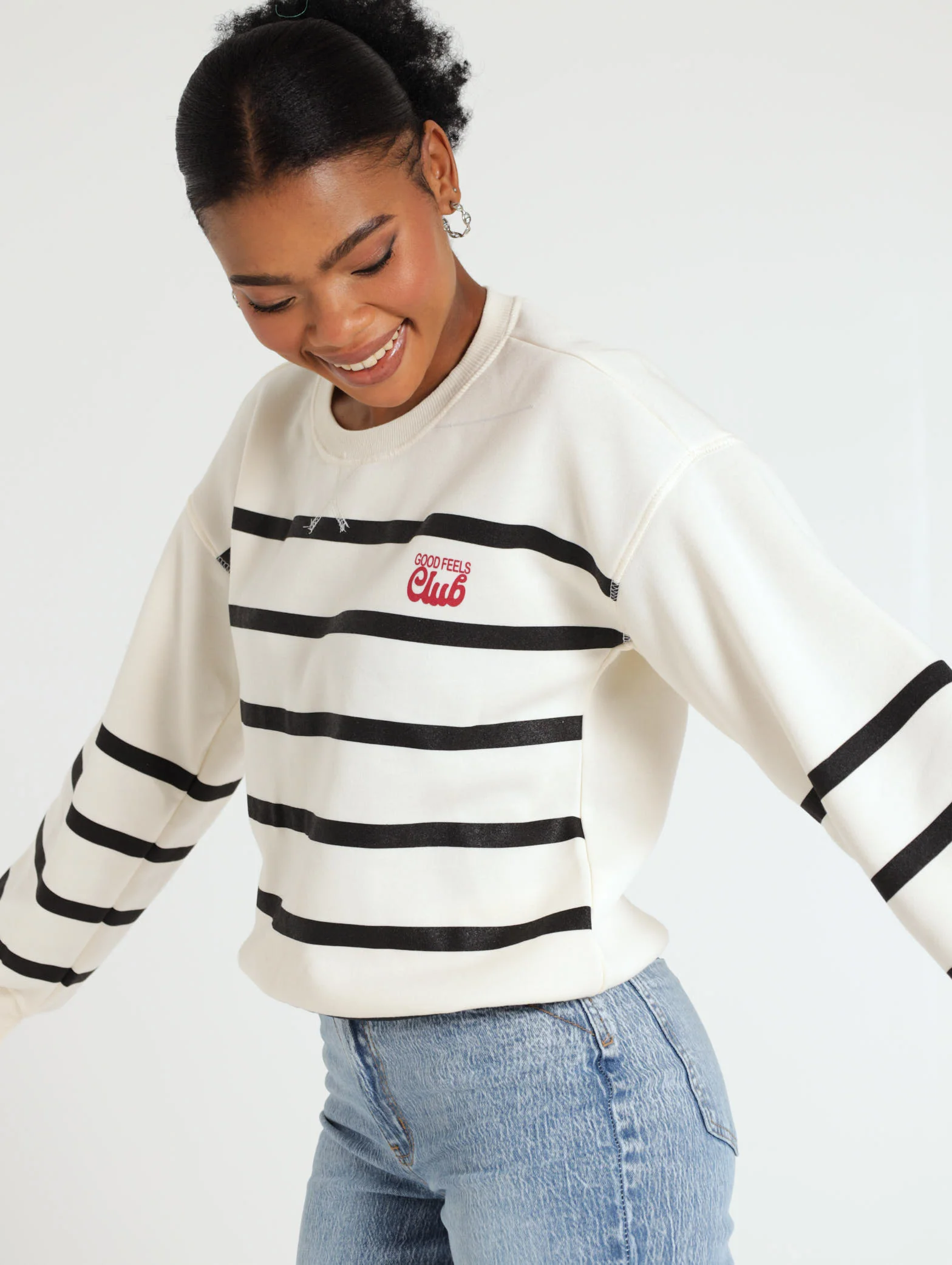 Stripe Detail Pullover - Image 2
