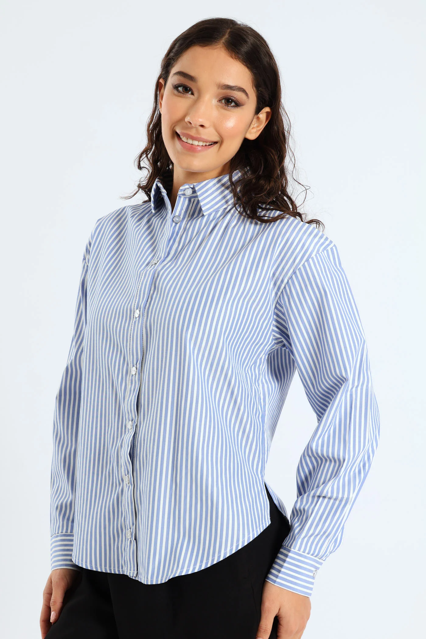 Stripe Fancy Button Shirt - Multi
