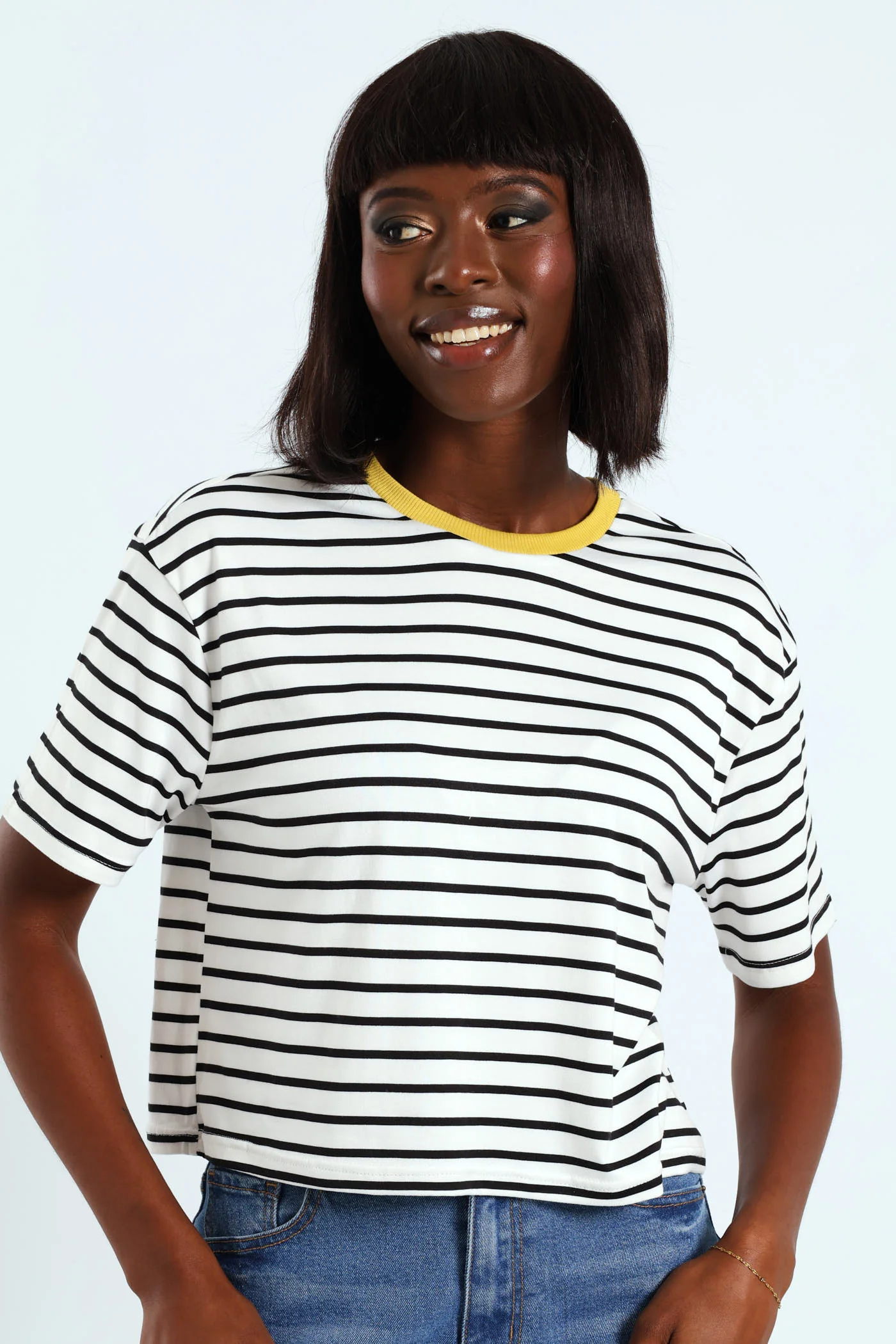Stripe Tee - Black/White