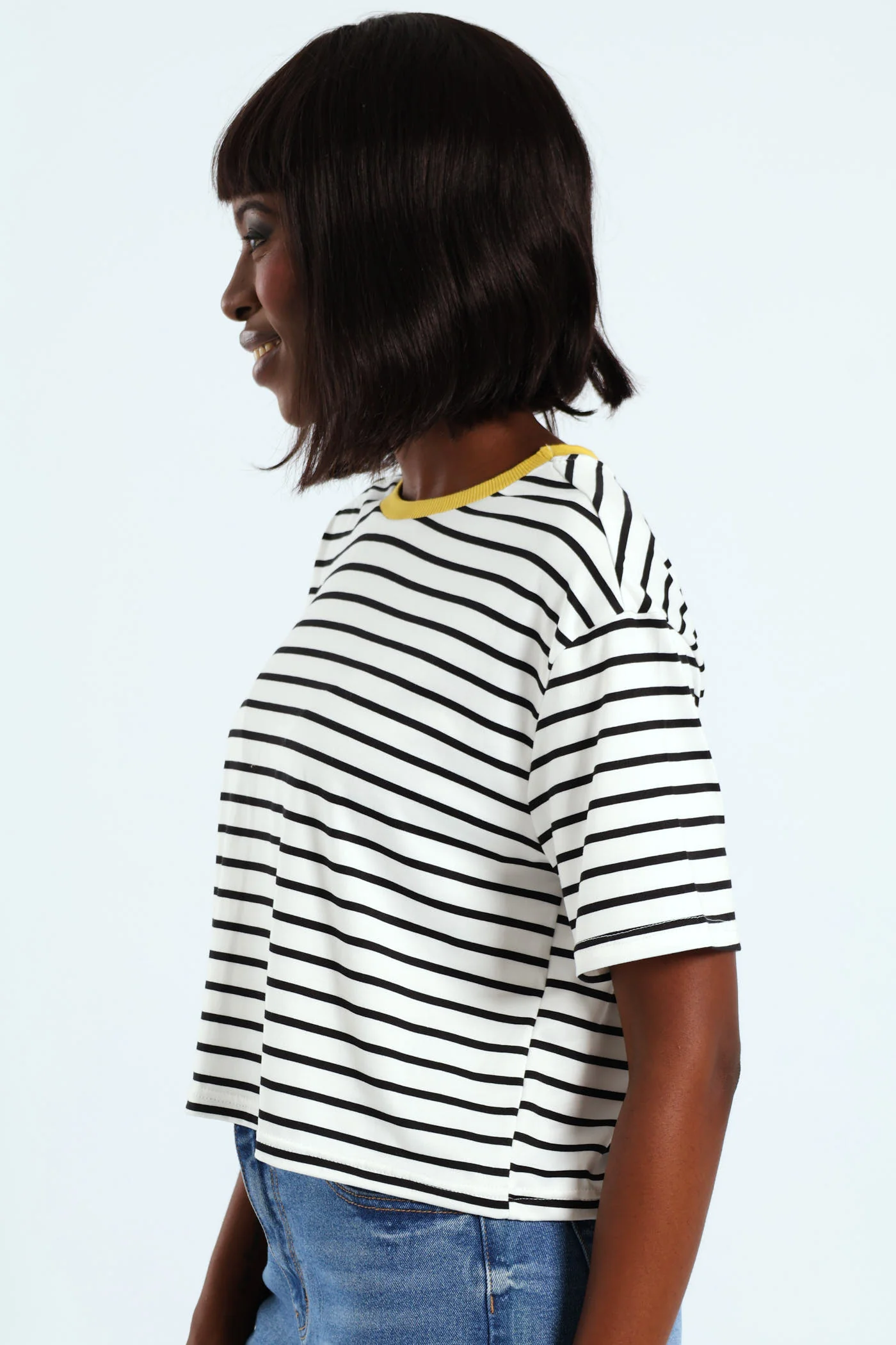 Stripe Tee - Black/White - Image 3