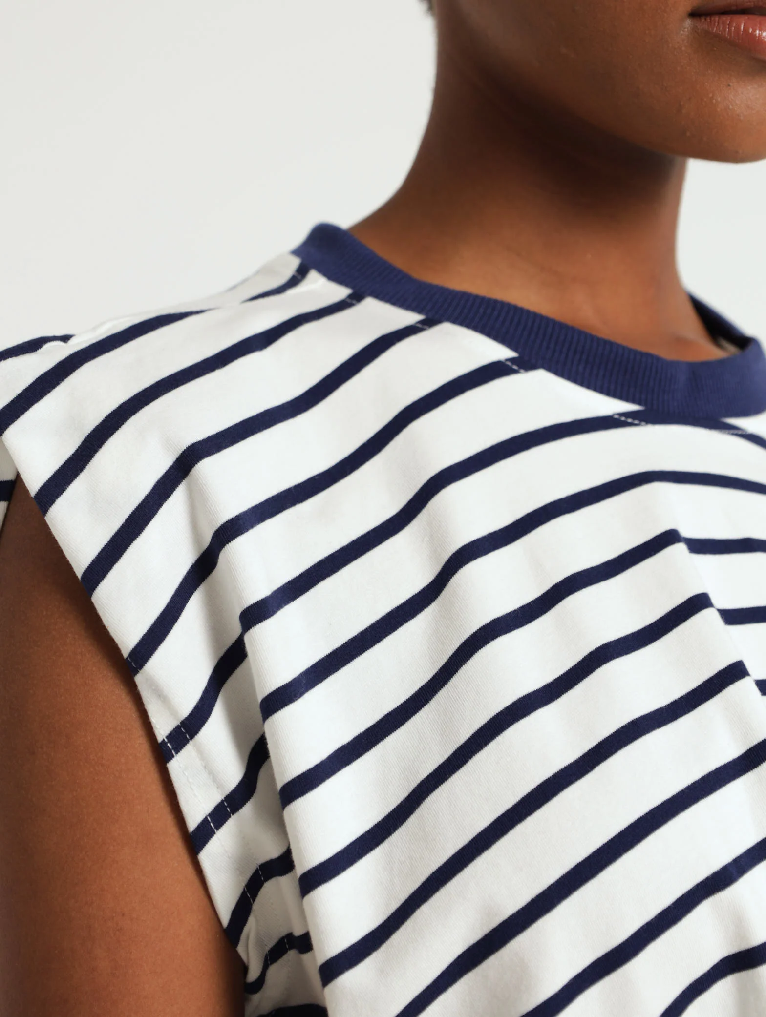Stripe Twist Front Top - Image 2