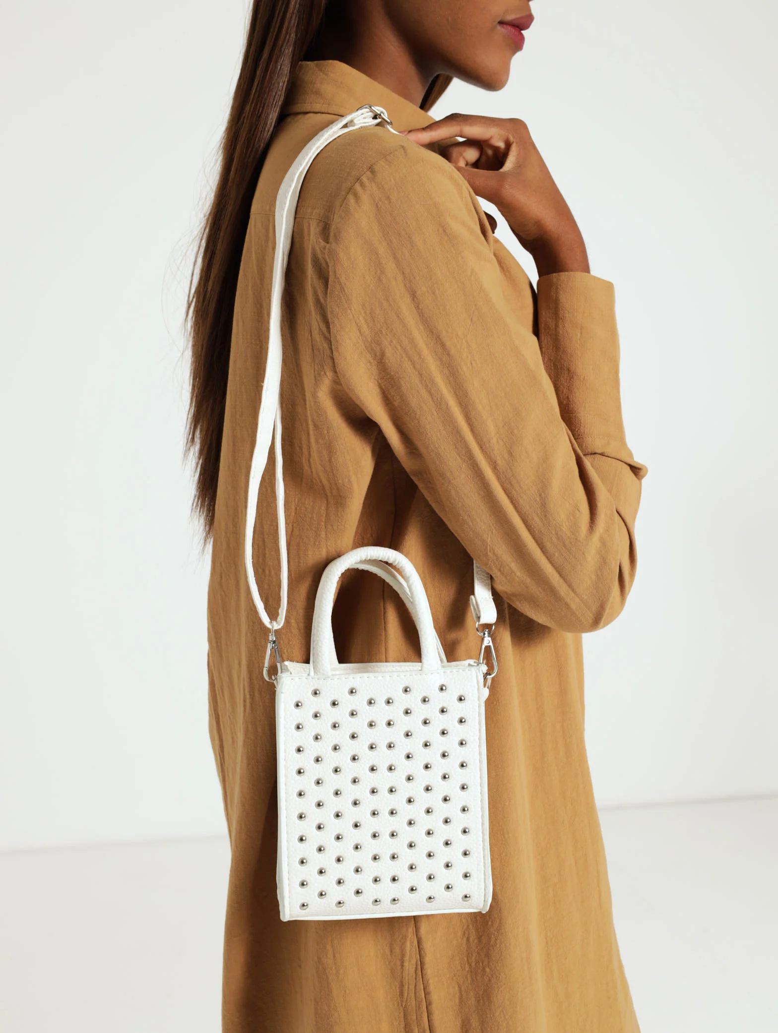 Studded Cellphone Satchel - Image 2
