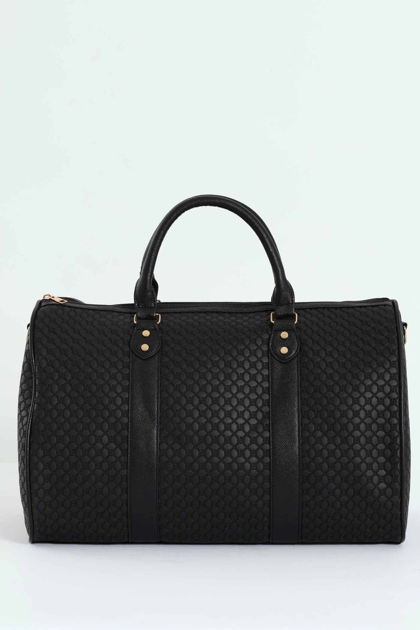 Subtle Monogram Duffle Bag - Black