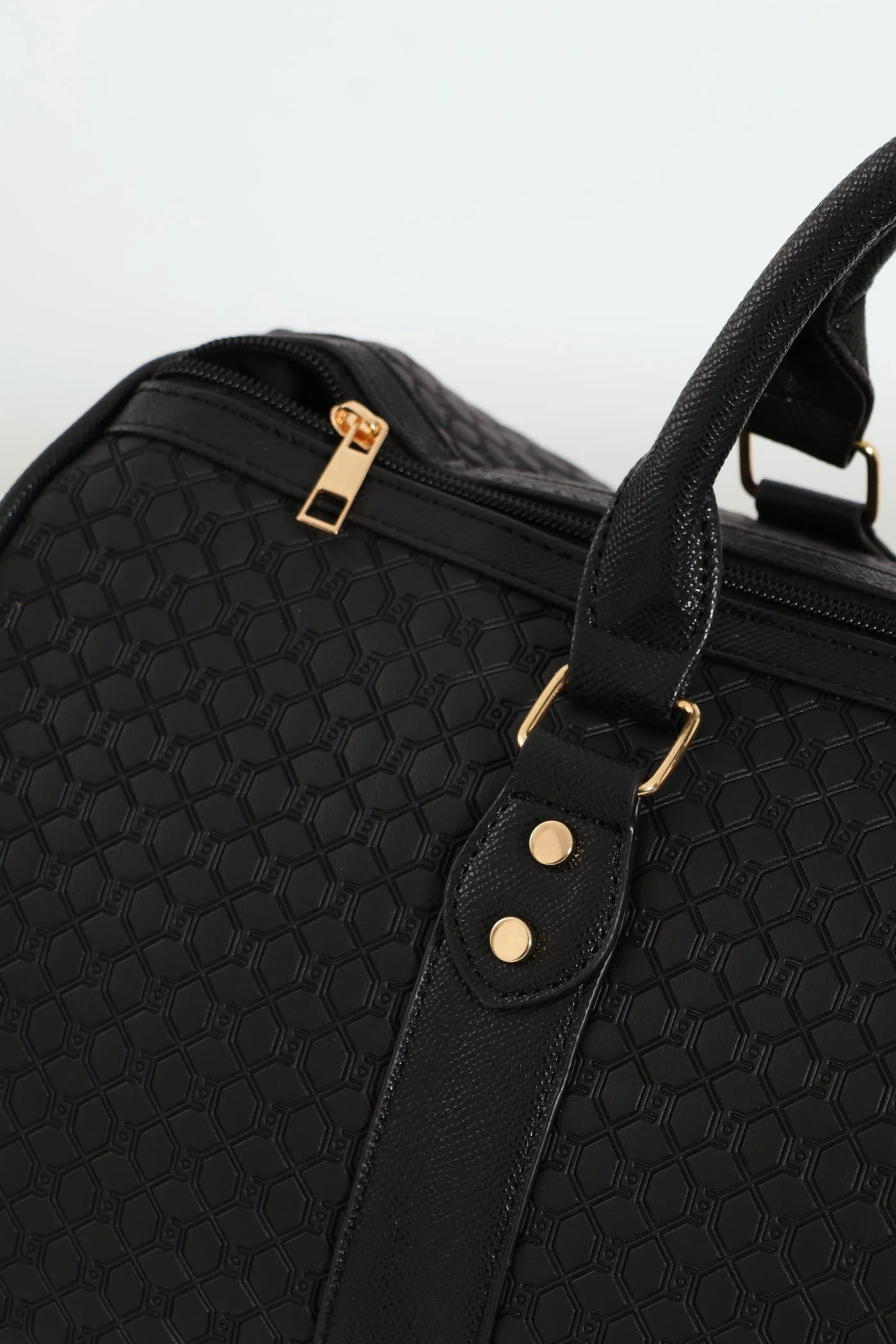 Subtle Monogram Duffle Bag - Black - Image 2