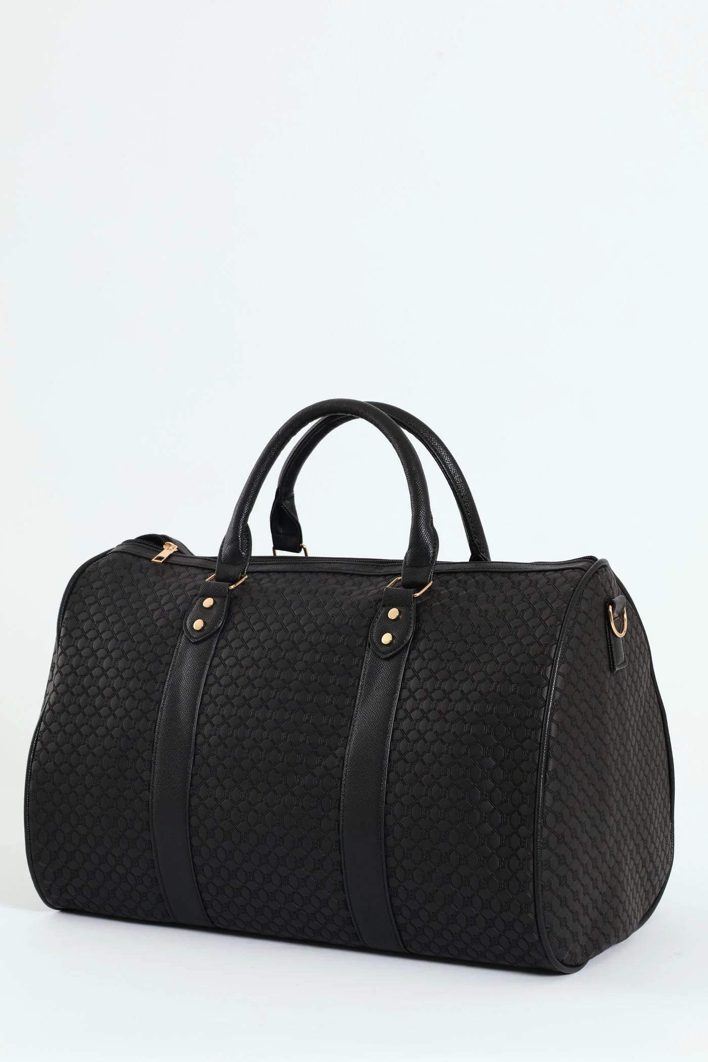 Subtle Monogram Duffle Bag - Black - Image 4