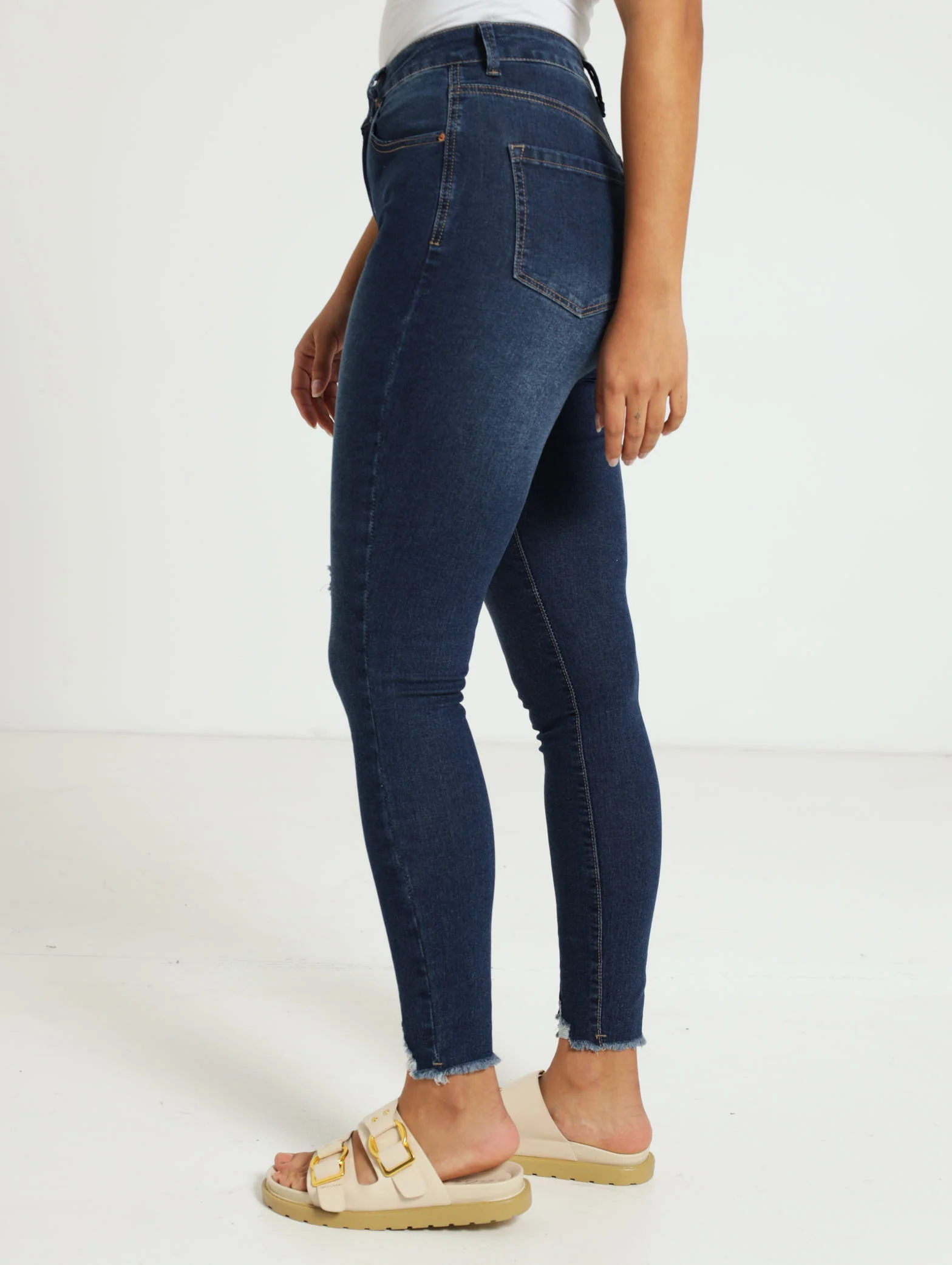 Super High Rise Abraised Skinny Jean - Image 2