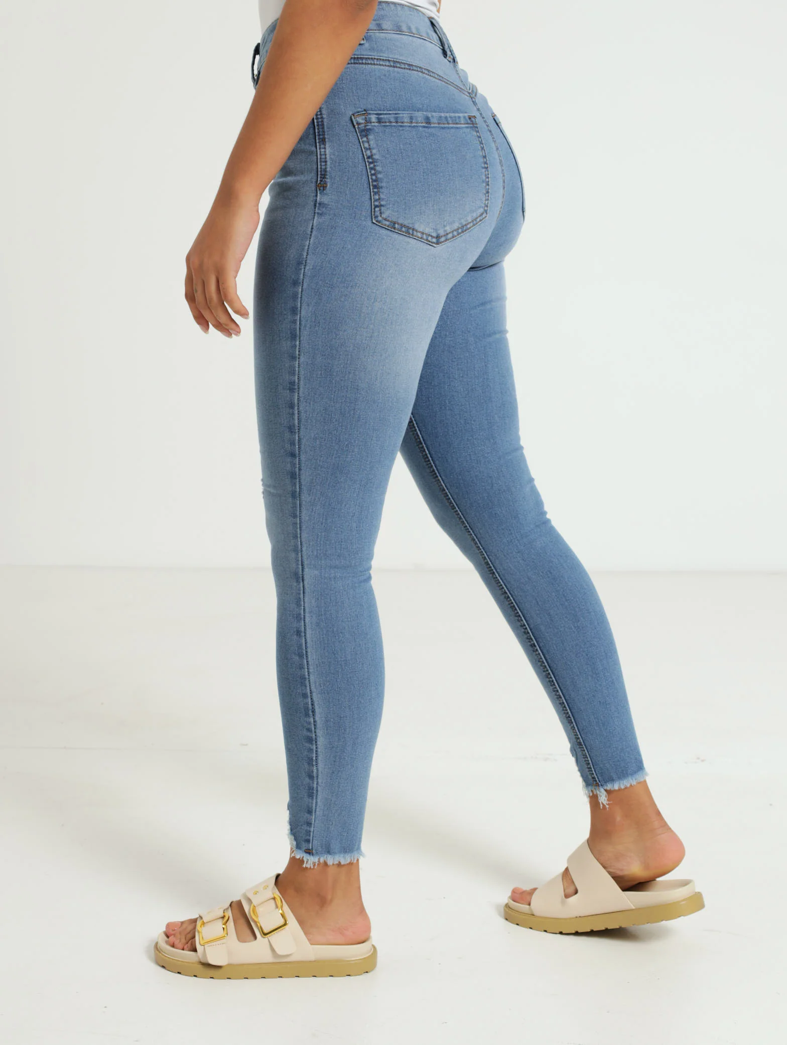 Super High Rise Abraised Skinny Jean - Image 2