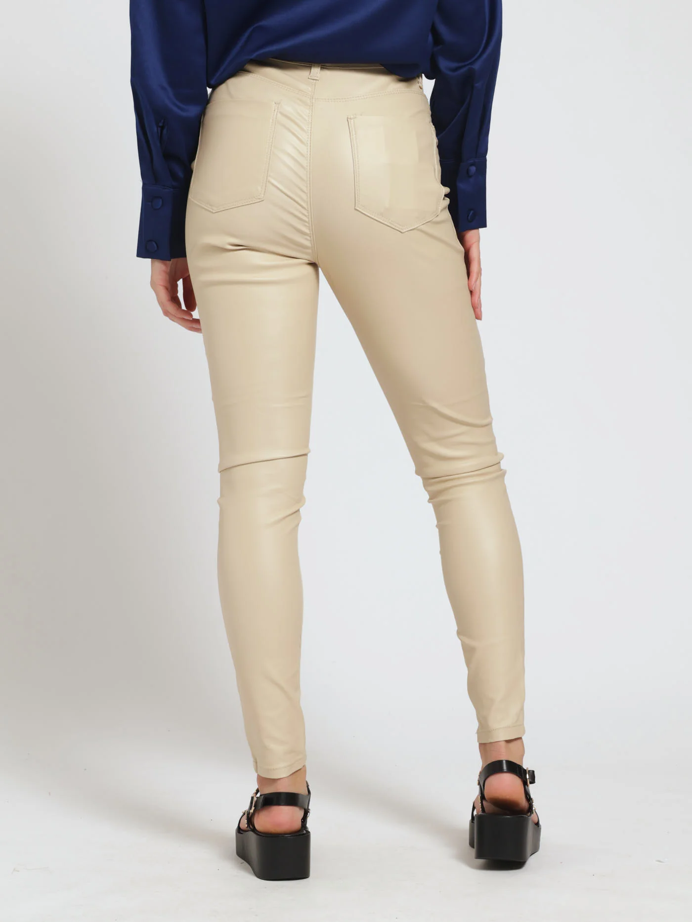 Super High Rise Skinny Jean - Stone - Image 3