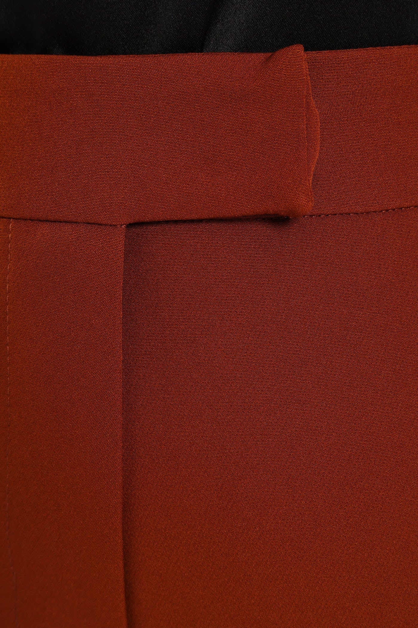 Tab Detail Slimleg Pants - Rust - Image 4