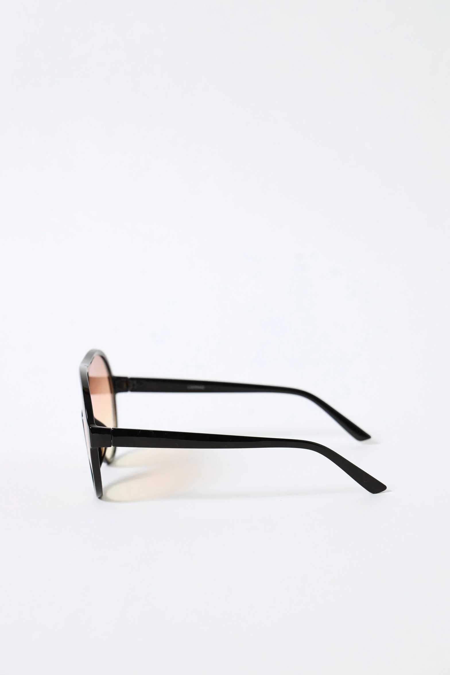 Teardrop Sunglasses - Black/Orange - Image 3