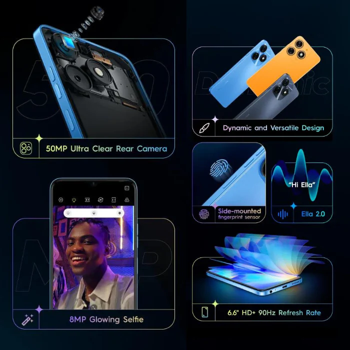 Spark 10 5G Dual Sim 64GB Vodacom - Image 4
