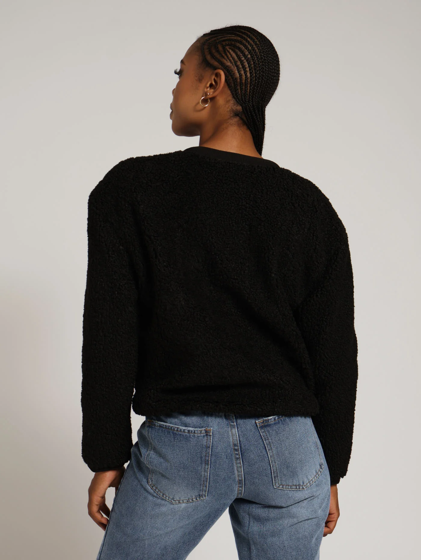 Teddy Jacket - Black - Image 3