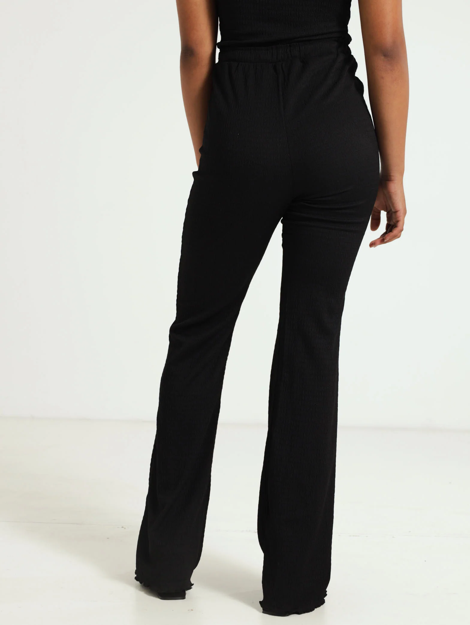 Textured Flossed Wideleg Pants - Image 3