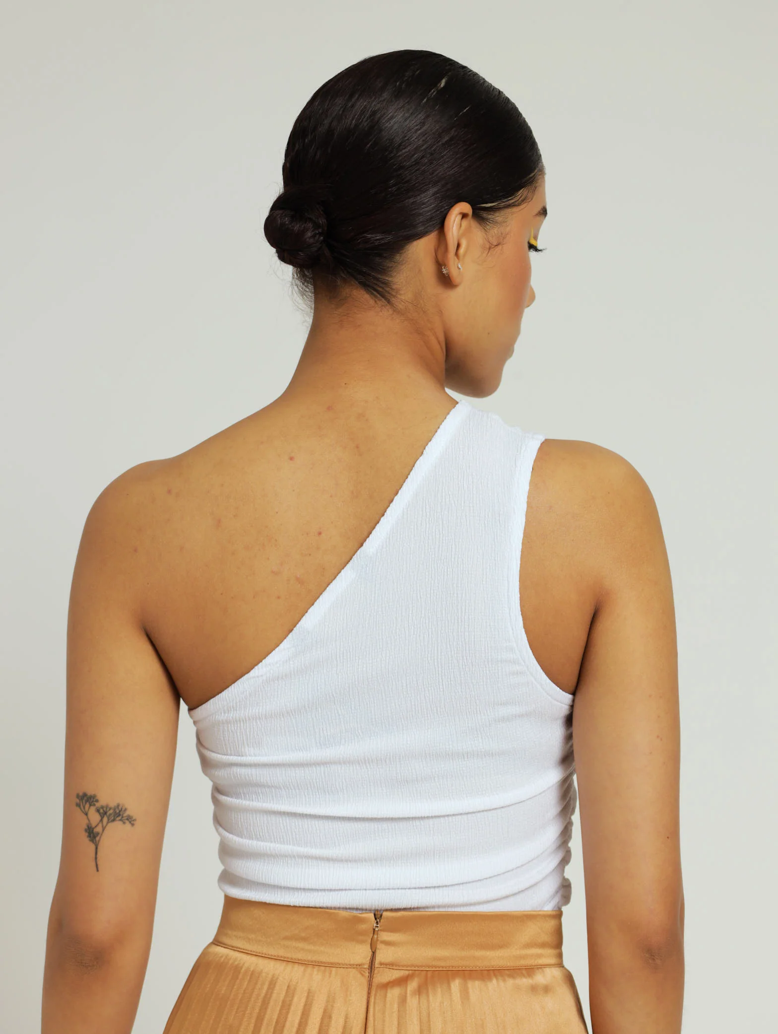 Textured Knit Top - White - Image 4