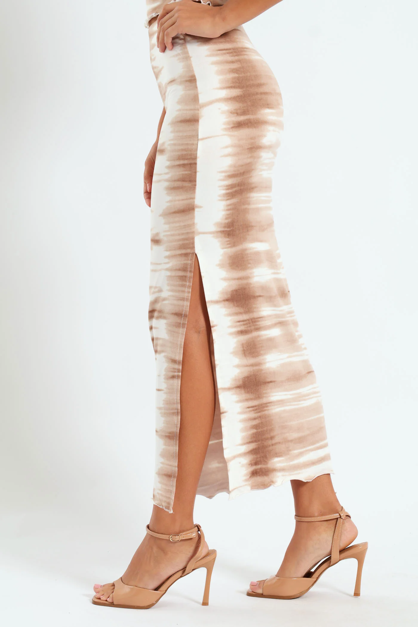 Tie Dye Maxi Skirt - Multi - Image 3